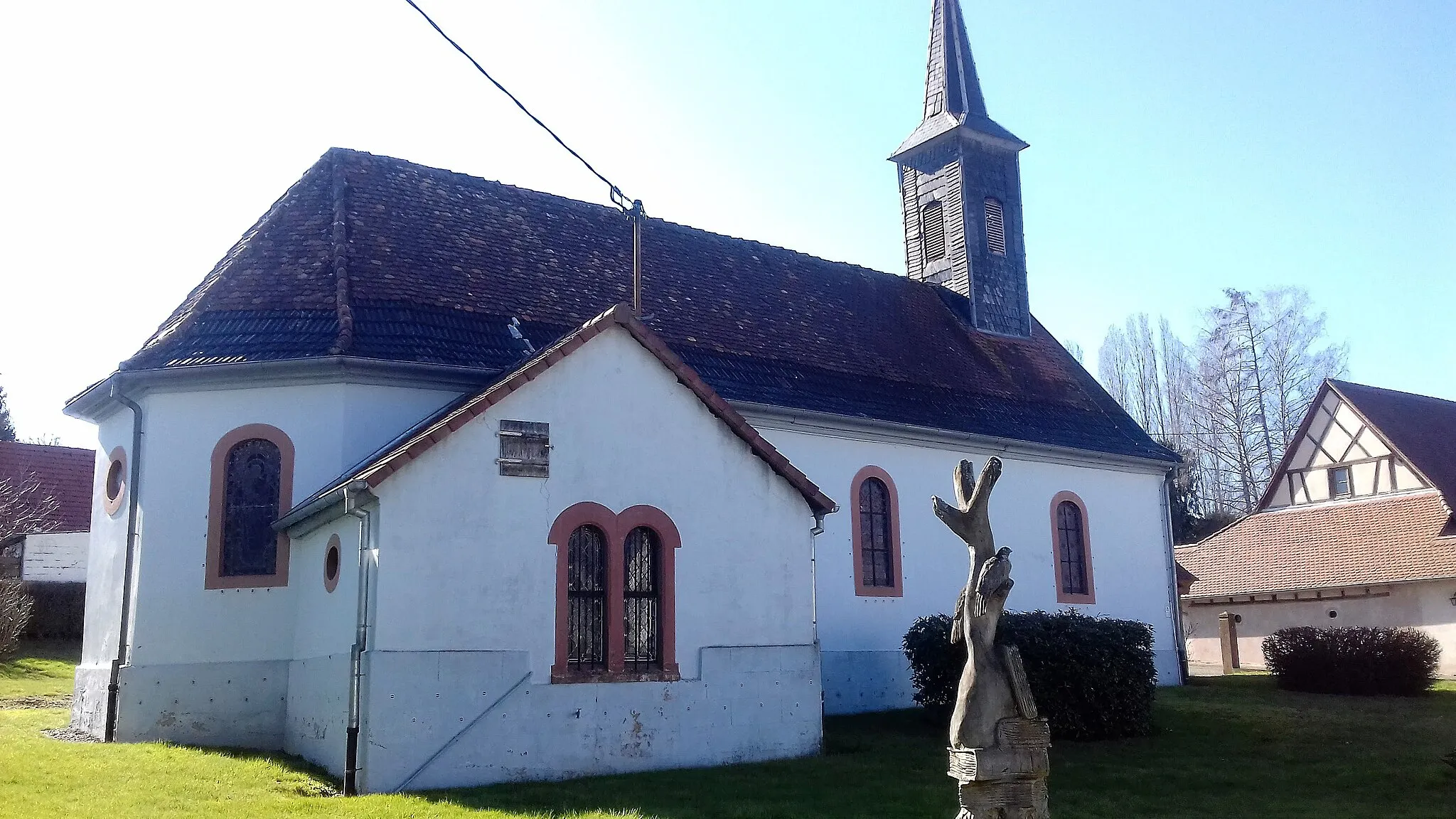 Photo showing: Église saint-Wendelin de Lobsann