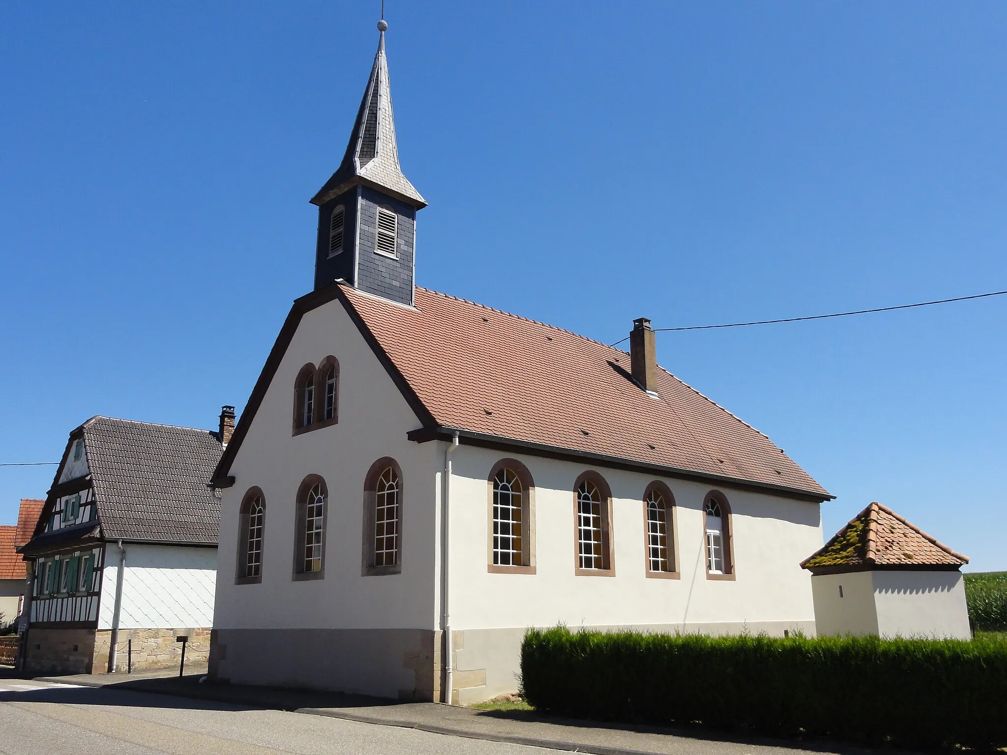 Photo showing: This building is indexed in the base Mérimée, a database of architectural heritage maintained by the French Ministry of Culture, under the reference IA67008681 .