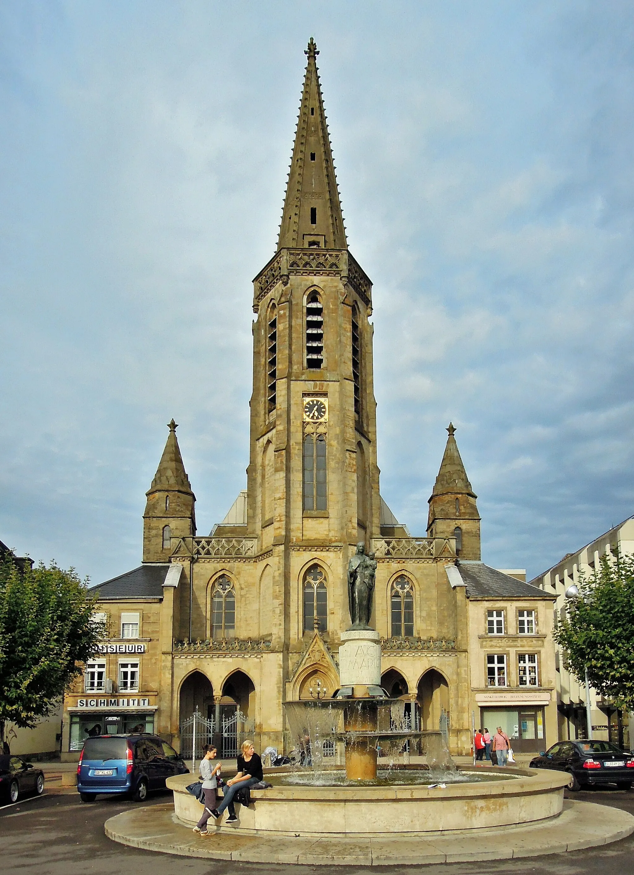 Photo showing: Großer Markt 5, kath. Pfarrkirche St. Ludwig (Einzeldenkmal)
