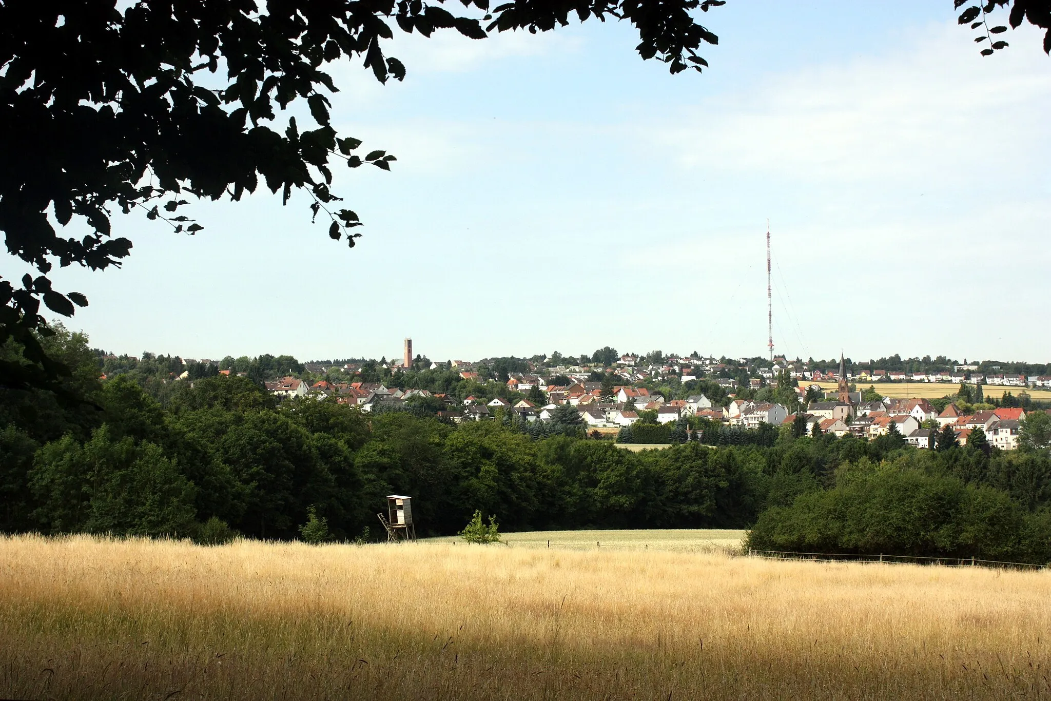 Photo showing: Riegelsberg, view from the panorama point