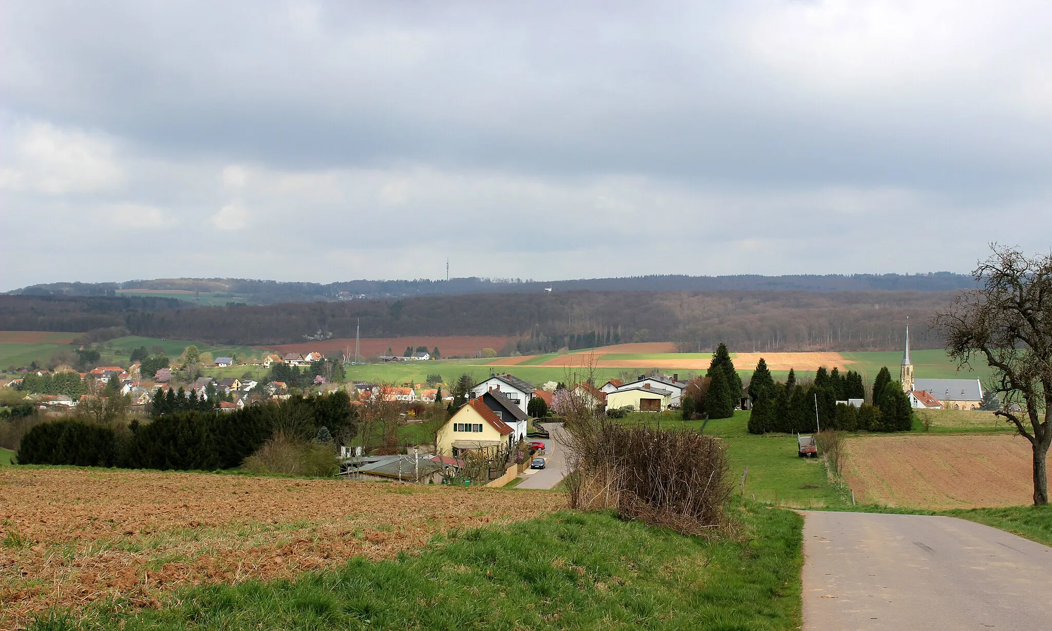 Photo showing: Ansicht von Reisbach, einem Ortsteil der Gemeinde Saarwellingen, Landkreis Saarlouis, Saarland