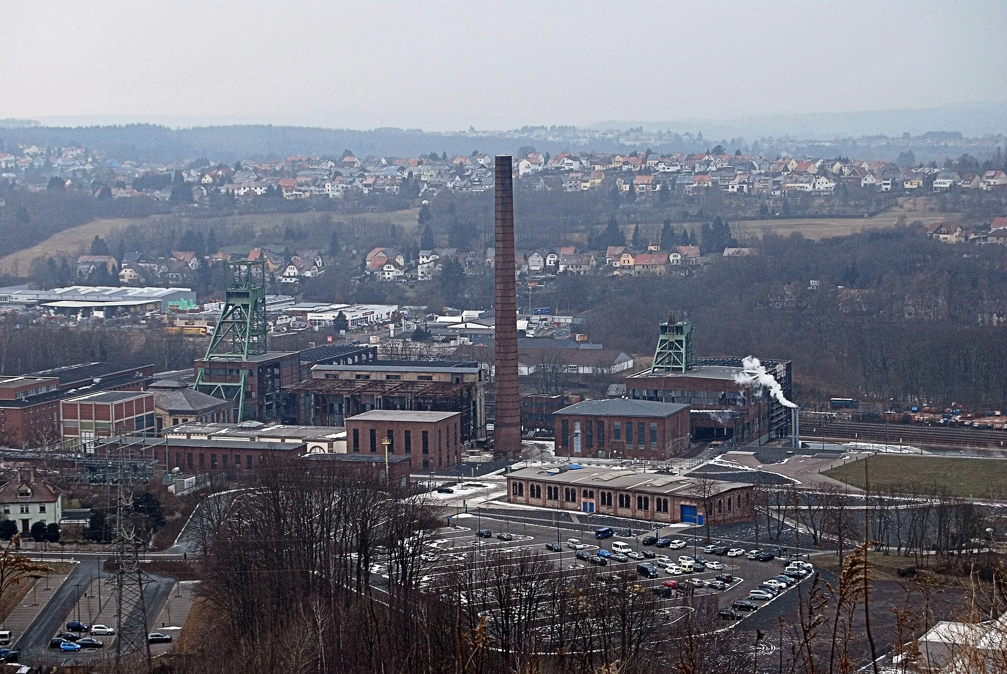 Photo showing: Ehemaliges Bergwerk in 66578 Schiffweiler, Ortsteil: Landsweiler-Reden, Landkreis: Neunkirchen, Bundesland: Saarland, Land: Deutschland, Foto: Elmar Ersch, 66299 Friedrichsthal, Saarland, Deutschland