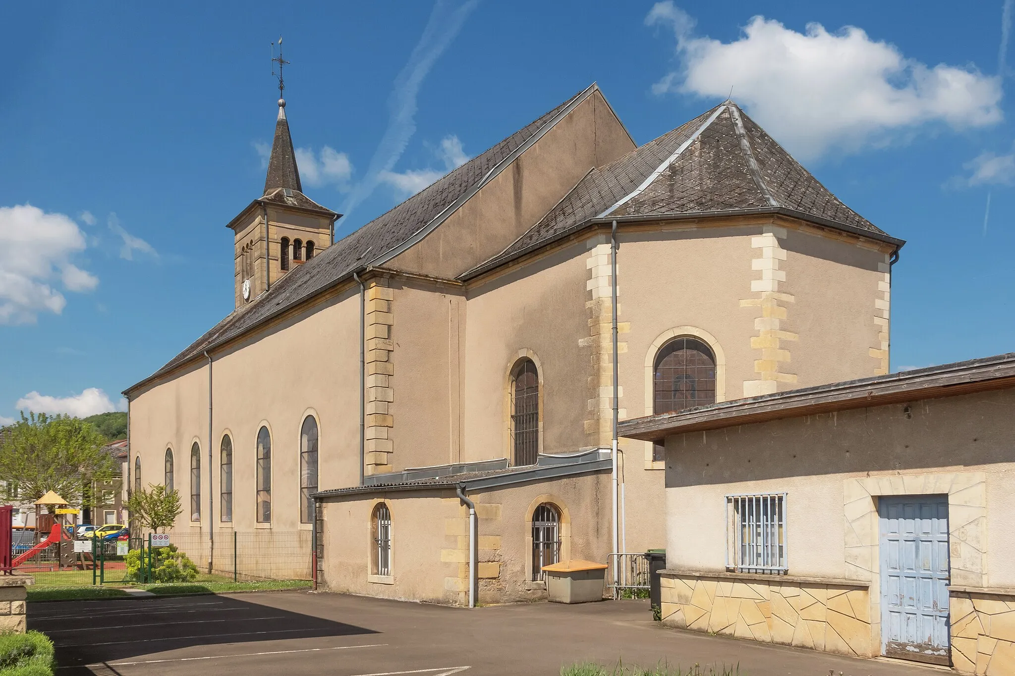 Photo showing: Volmerange-les-Mines, church: l'église Saint-Denis