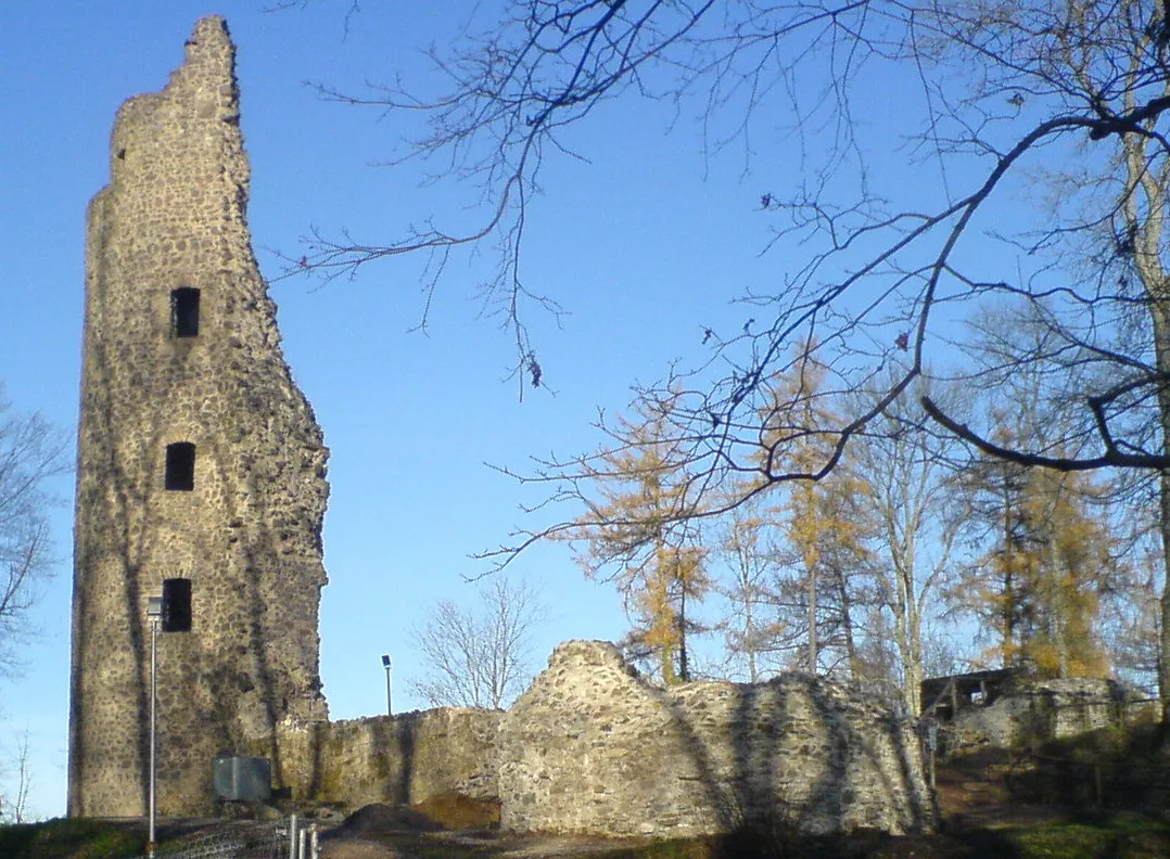 Photo showing: Die Burgruine Dagstuhl im saarländischen Wadern.