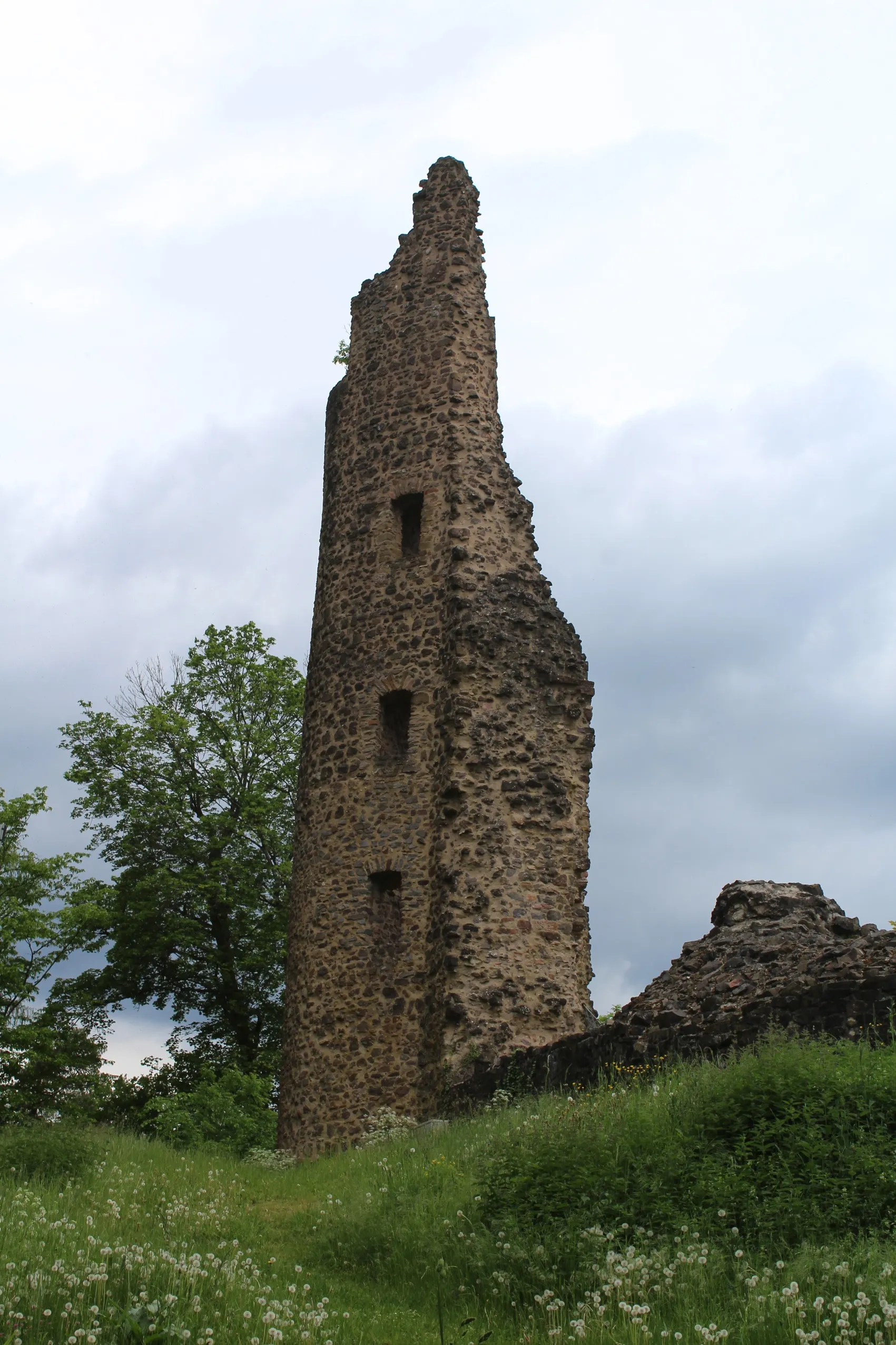 Photo showing: Ruined castle Dagstuhl
