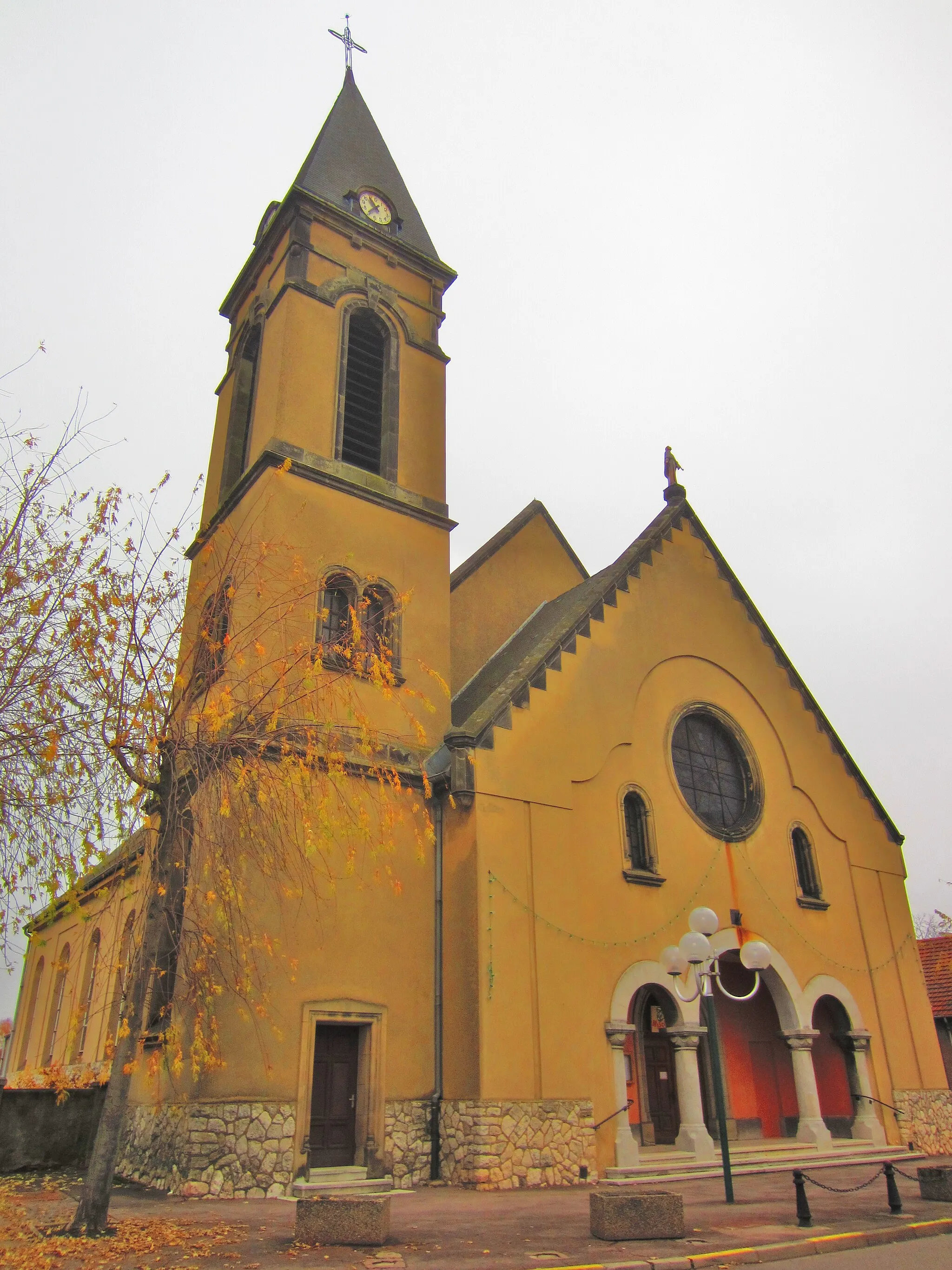 Photo showing: Eglise hochwald Freyming Merlebach