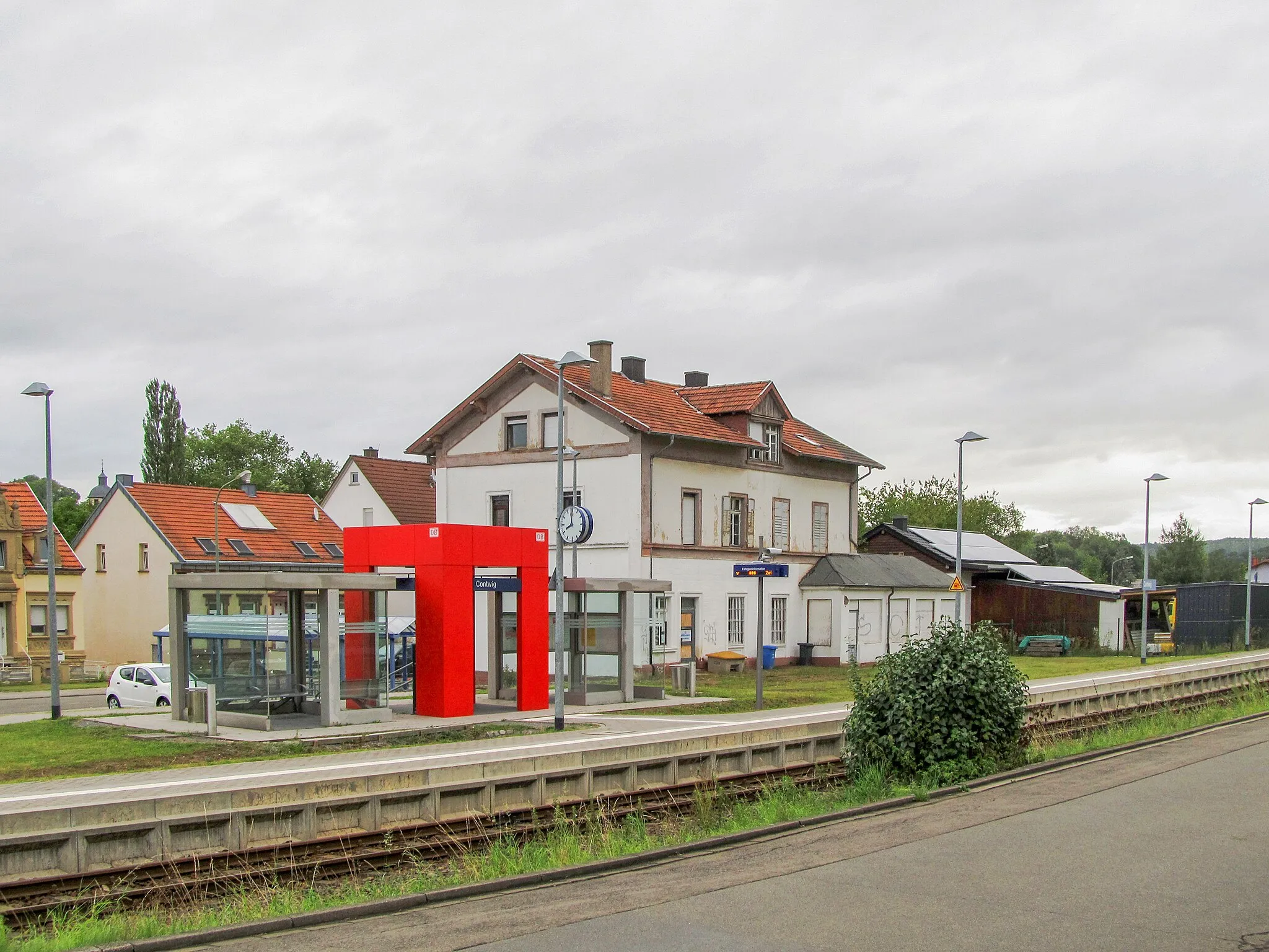 Photo showing: Bahnhof von Contwig, Kreis Südwestpfalz, Rheinland-Pfalz