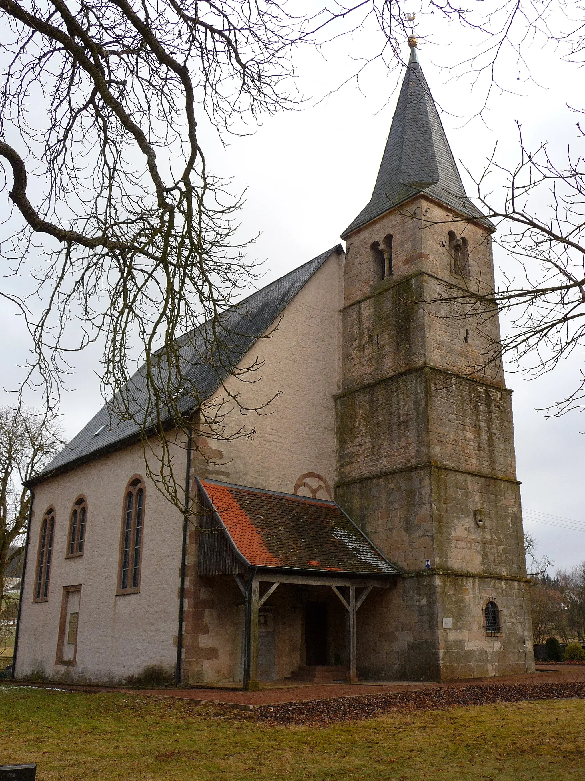 Photo showing: Pfarrkirche in Ulmet (Kreis Kusel), genannt "Flurskapelle"