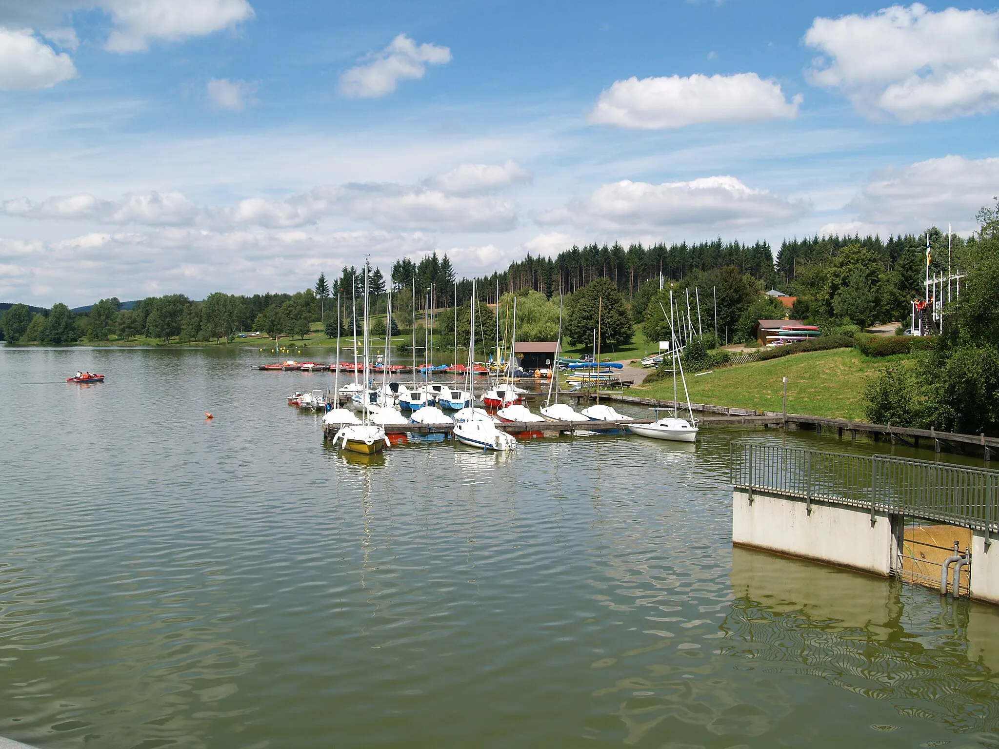 Photo showing: Stausee in Losheim (Saar)