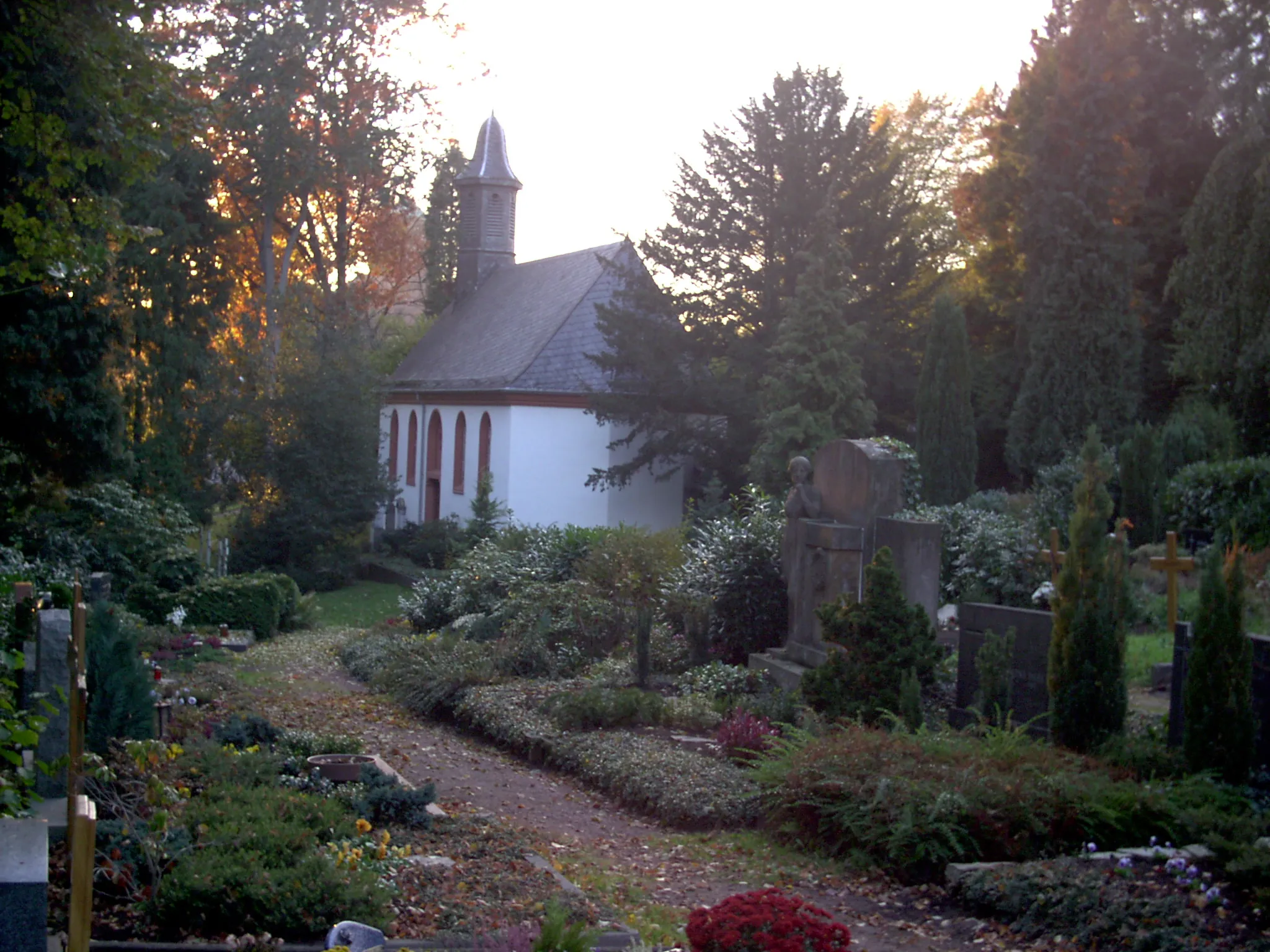 Photo showing: Alter Friedhof und Kapelle in St. Ingbert