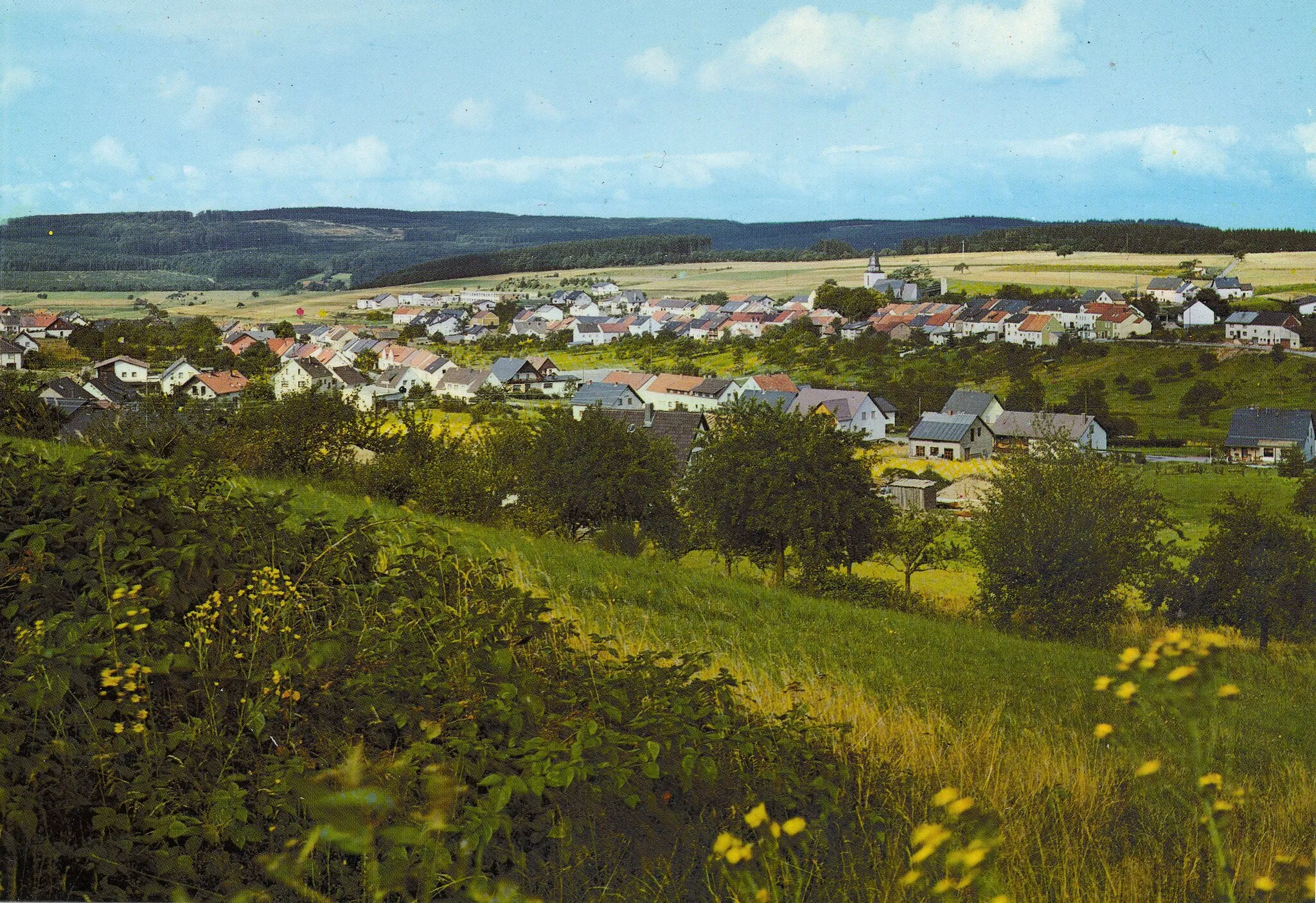 Photo showing: Greimerath bei Trier auf einer Ansichtskarte von 1980