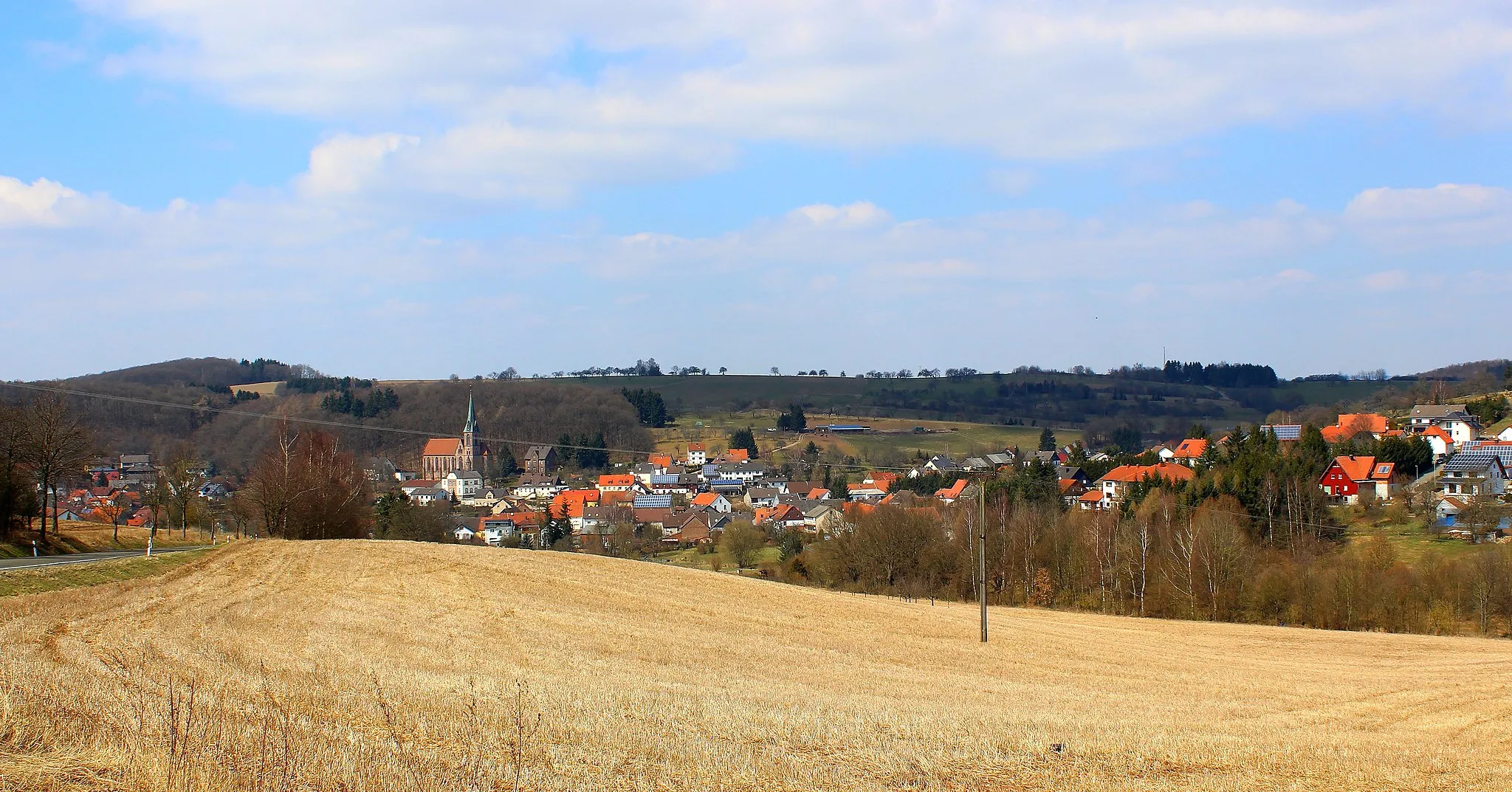Photo showing: Blick auf Breitenbach (Pfalz), einer Ortsgemeinde im Landkreis Kusel, Rheinland-Pfalz.