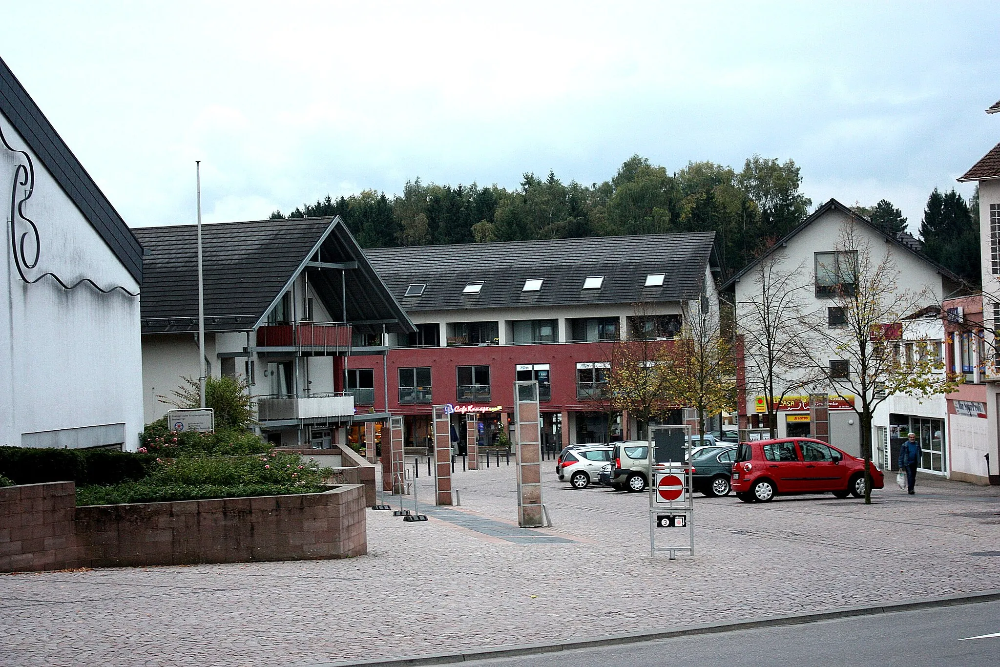 Photo showing: Heusweiler, the town square