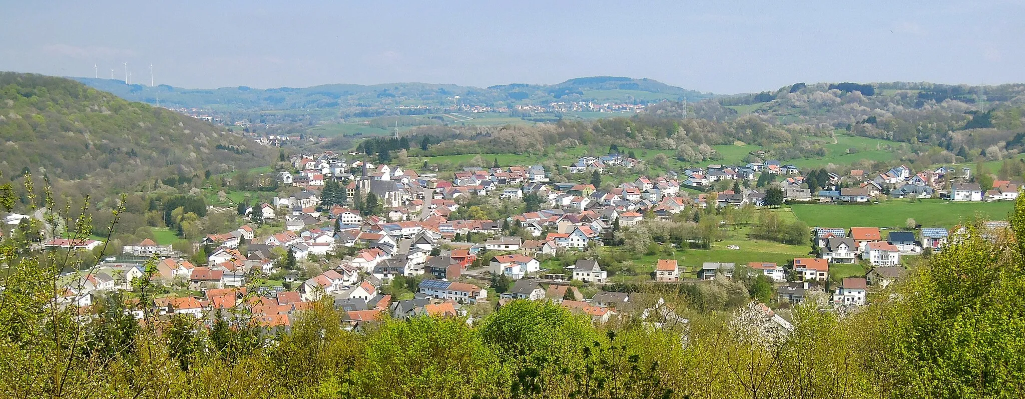 Photo showing: Blick vom Erzgräberweg auf Michelbach