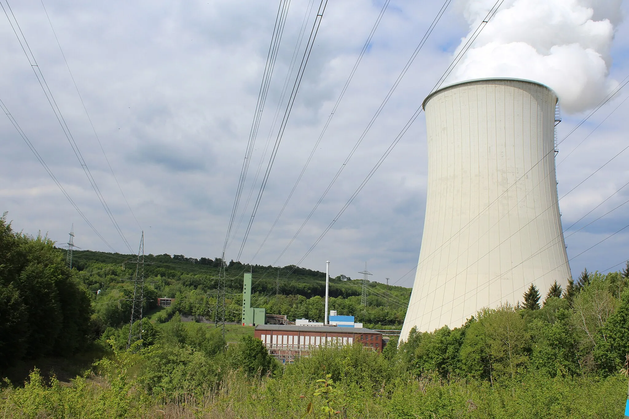 Photo showing: Quierschied, the power plant "Weiher"