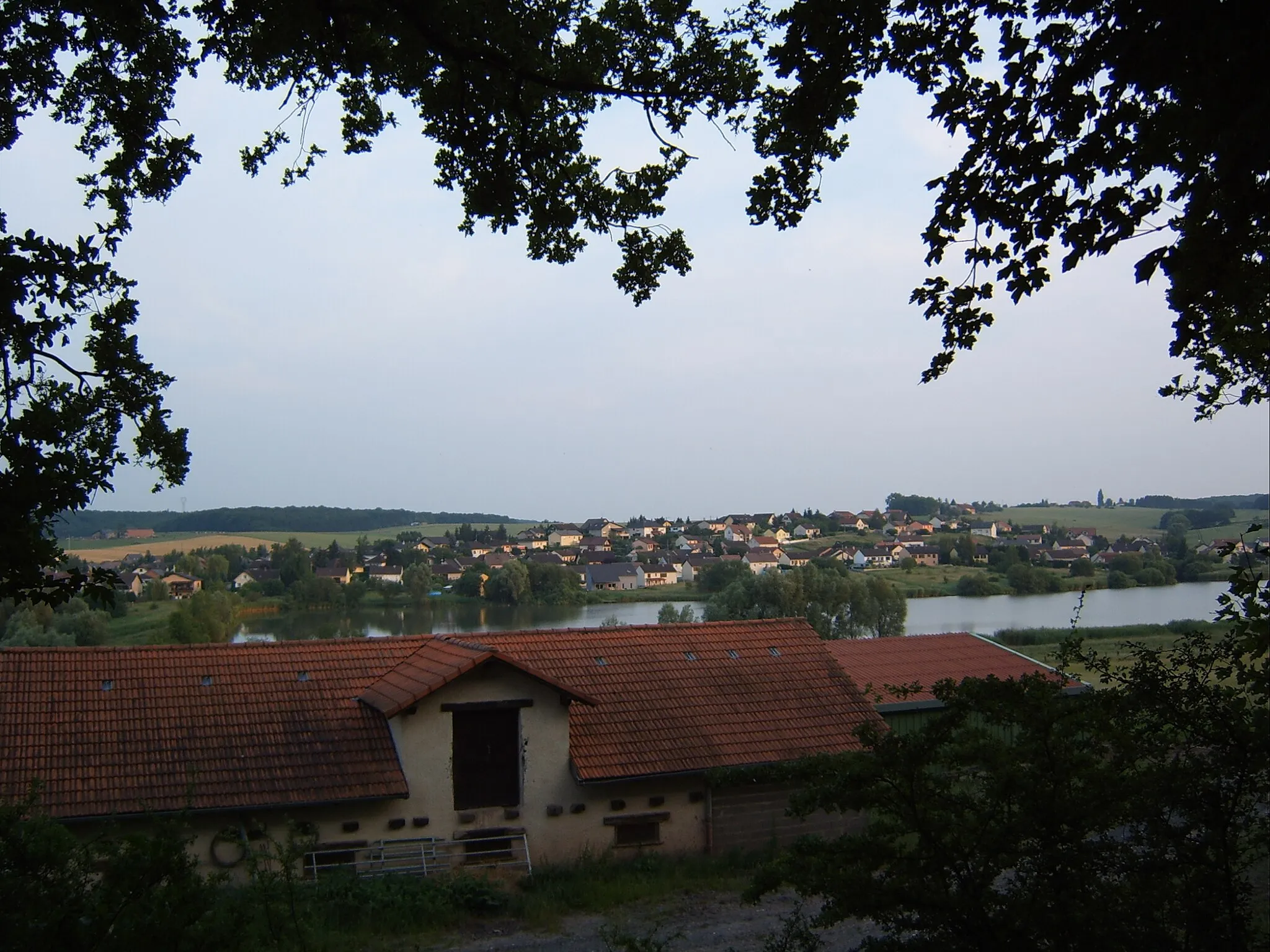 Photo showing: Vue du lotissement du Chambourg de Woustviller