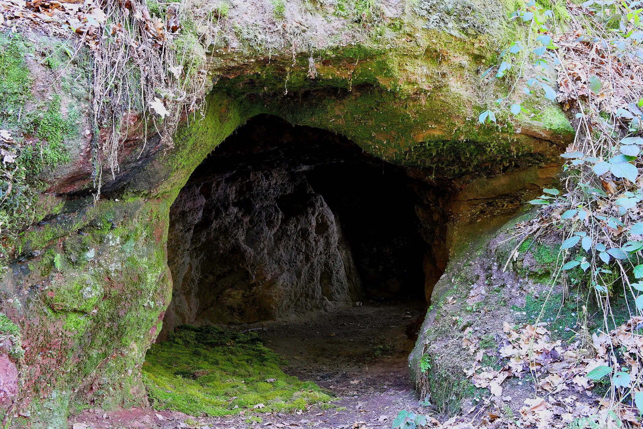 Photo showing: Wendalinushöhle auf dem Grauen Dorn bei Baltersweiler
