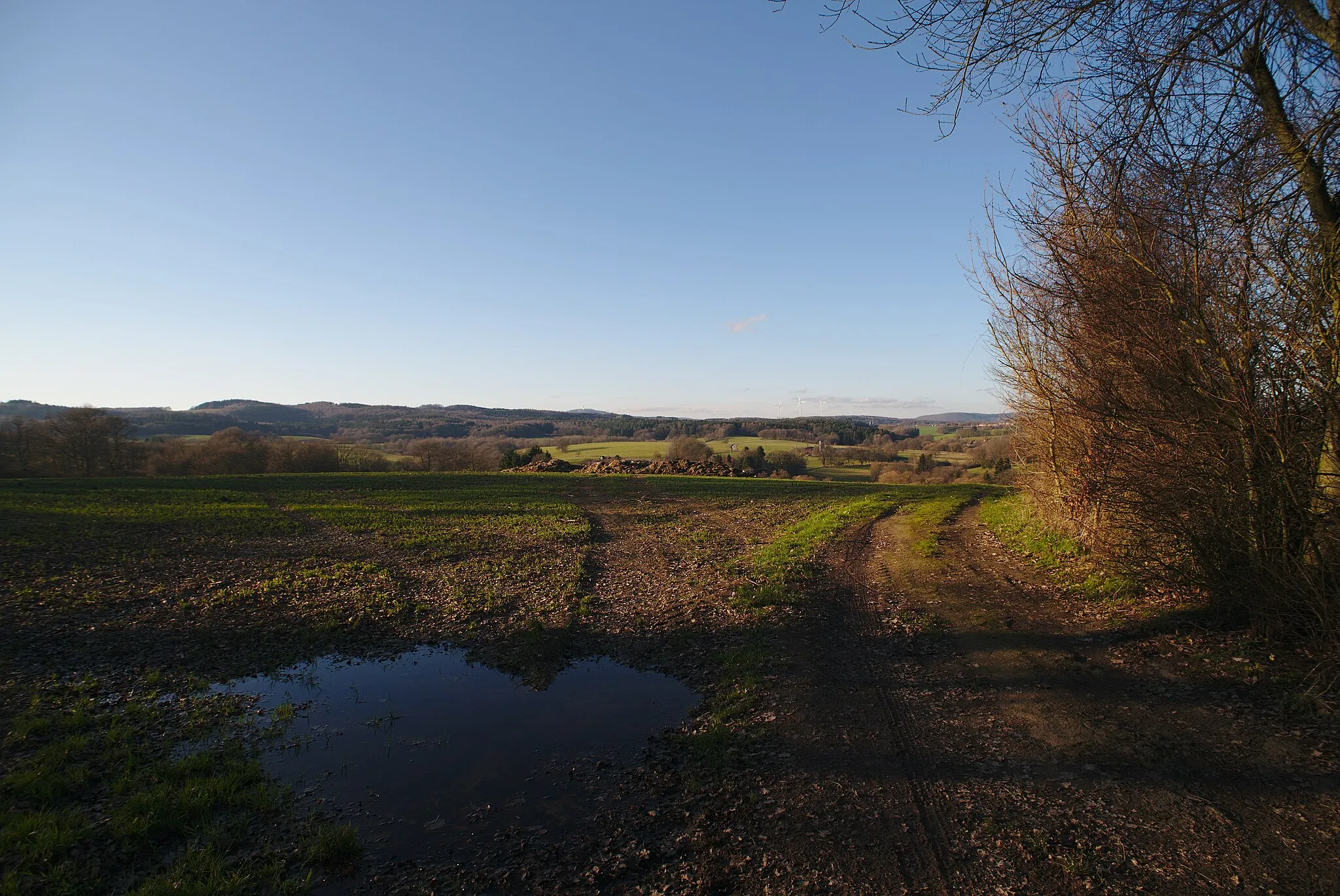 Photo showing: Ausblick in Oberlinxweiler.