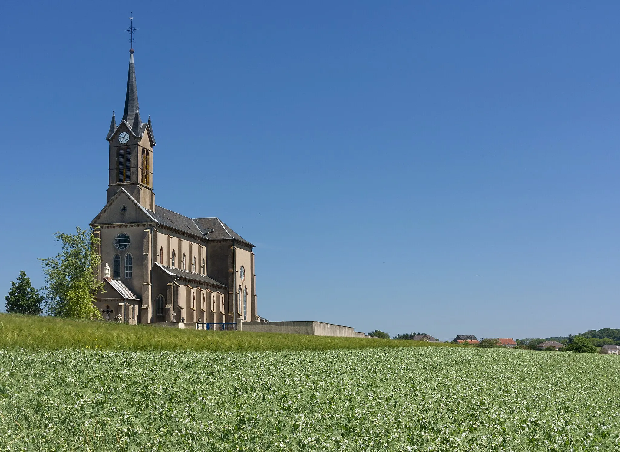 Photo showing: Flastroff, church: l'église Saint-Éloi