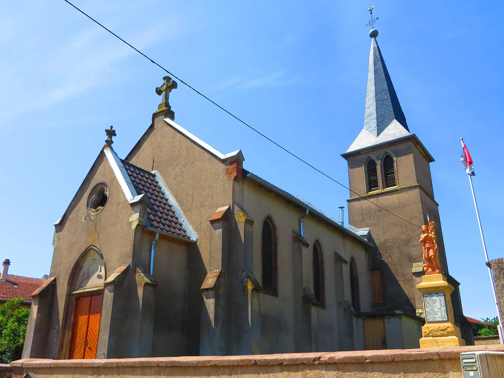 Photo showing: Flastroff Zeurange eglise