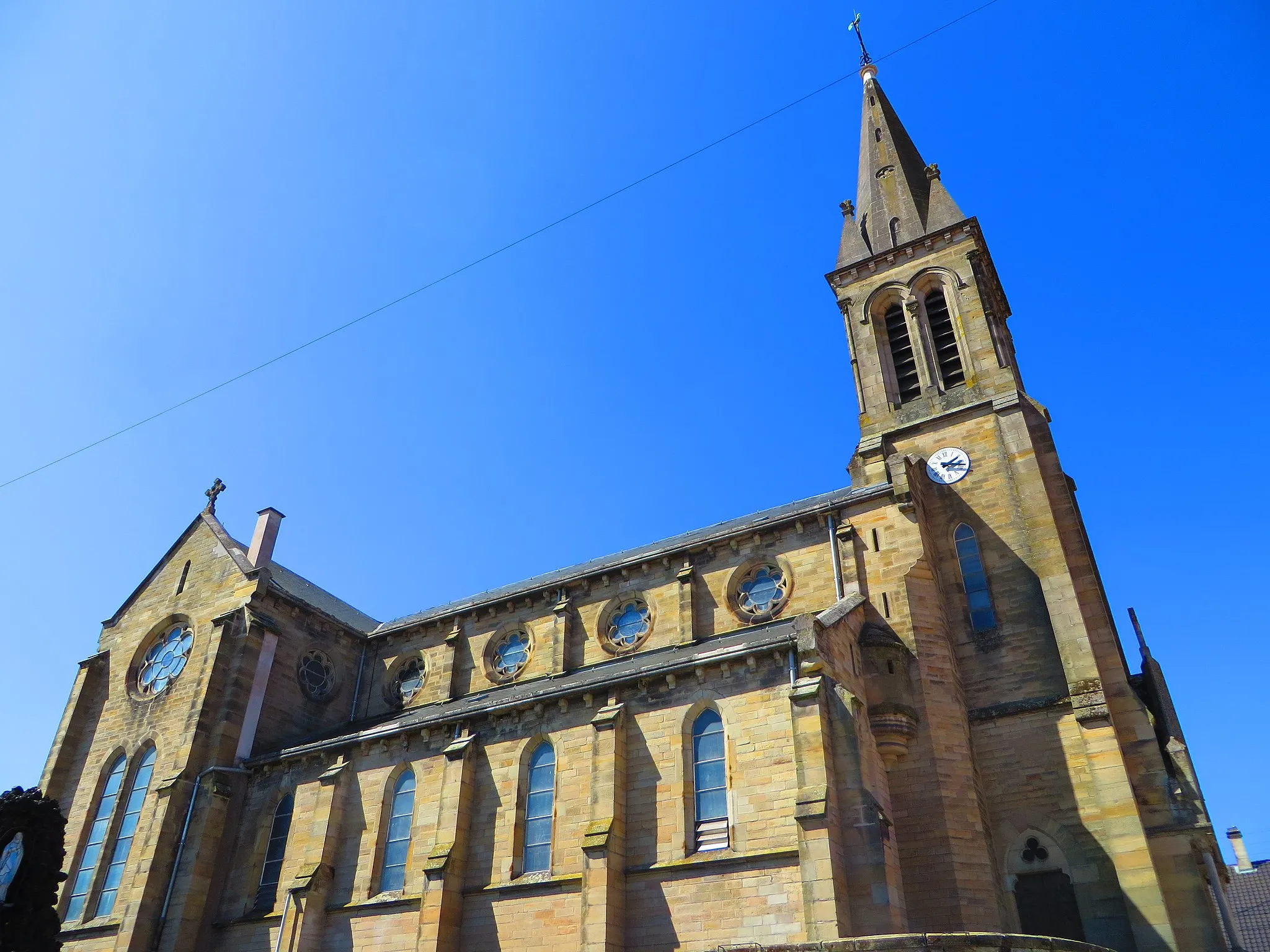 Photo showing: Farschviller eglise