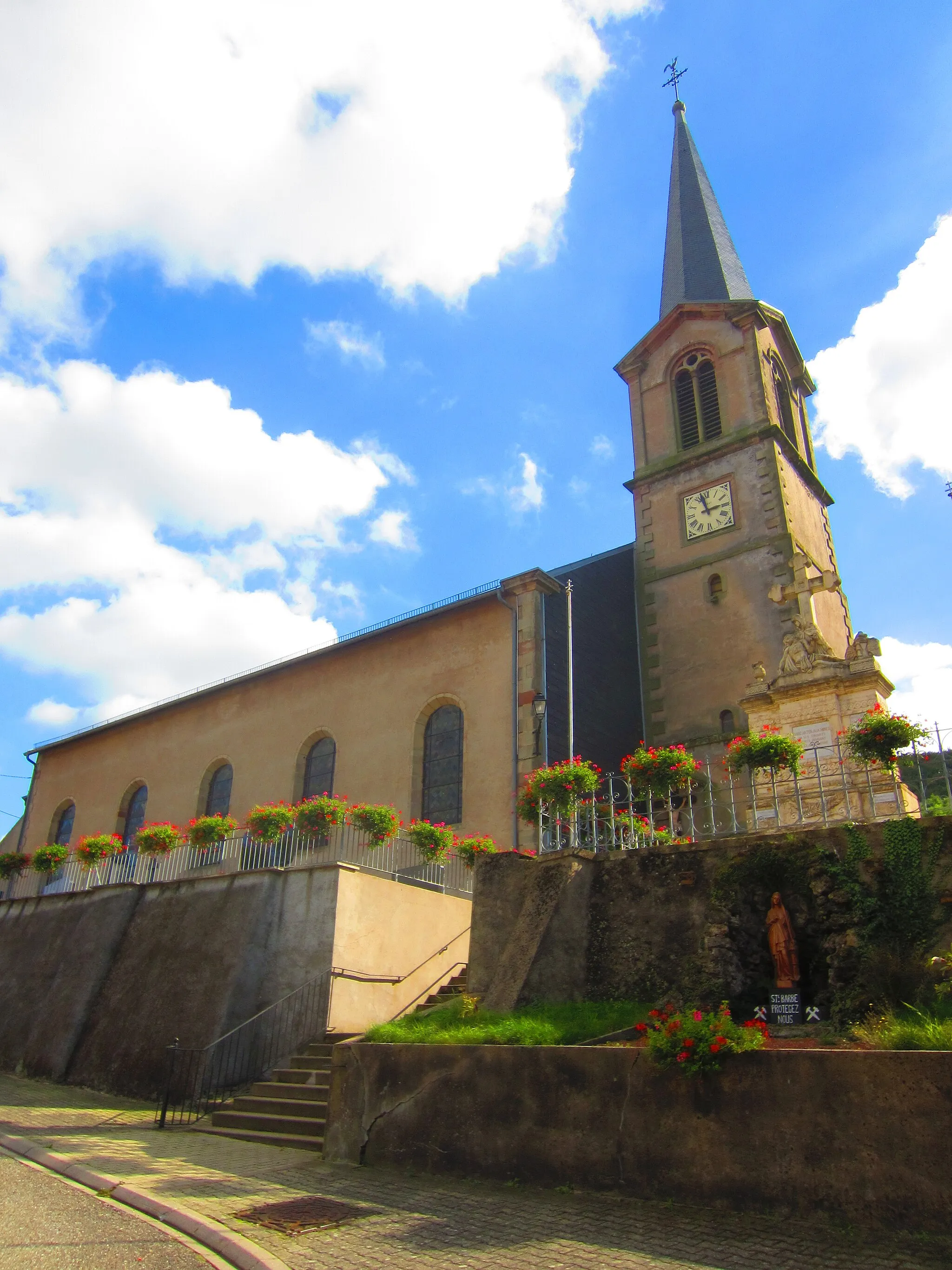 Photo showing: Eglise de Hargarten aux mines