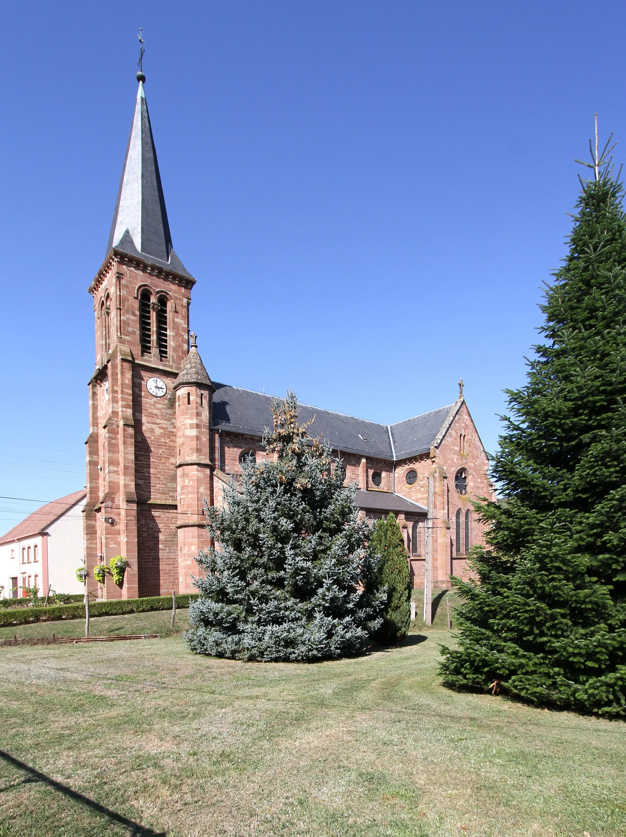 Photo showing: Church of Saint Nicholas in Haspelschiedt.