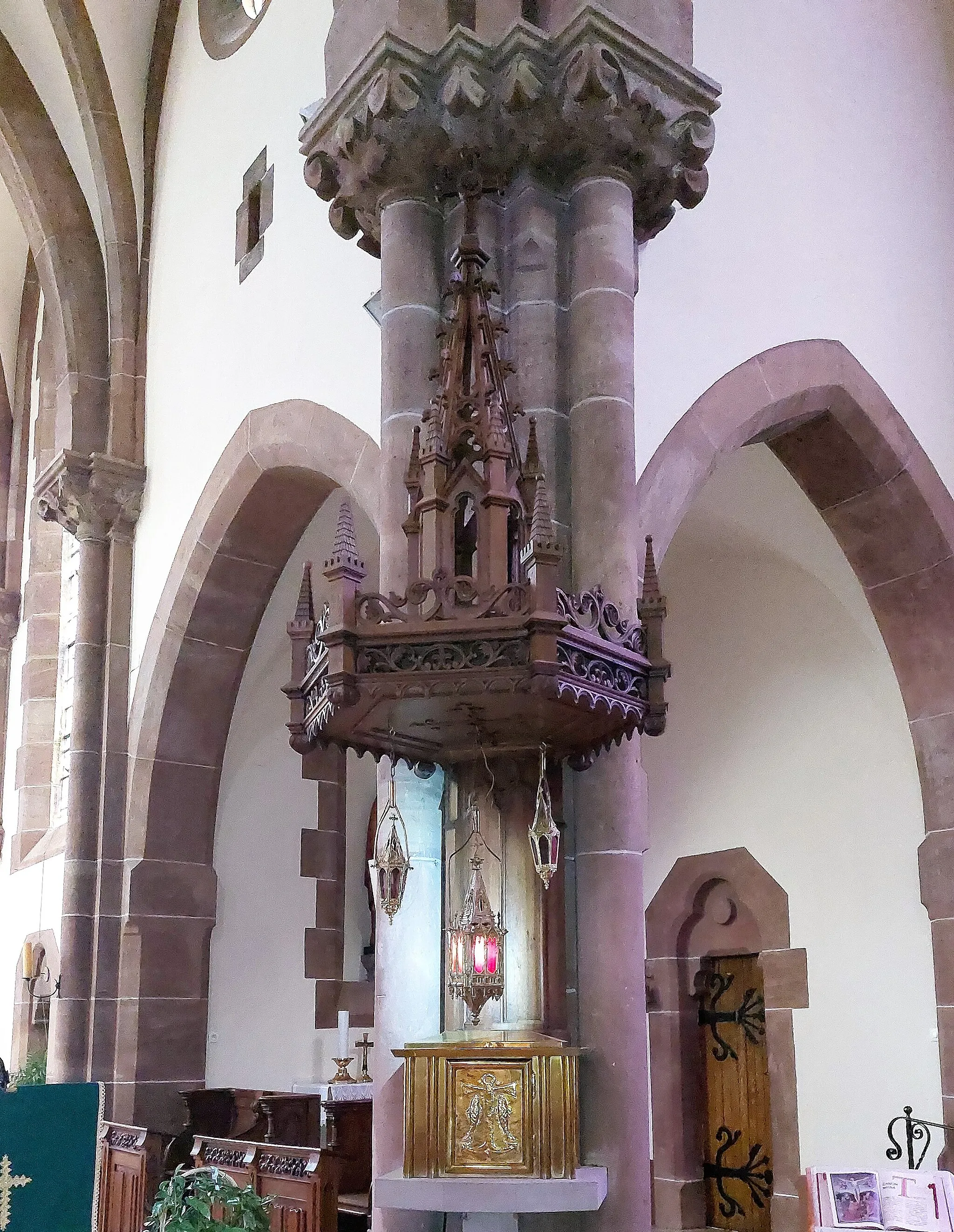 Photo showing: Intérieur de l'église Saint-Nicolas de Haspelschiedt