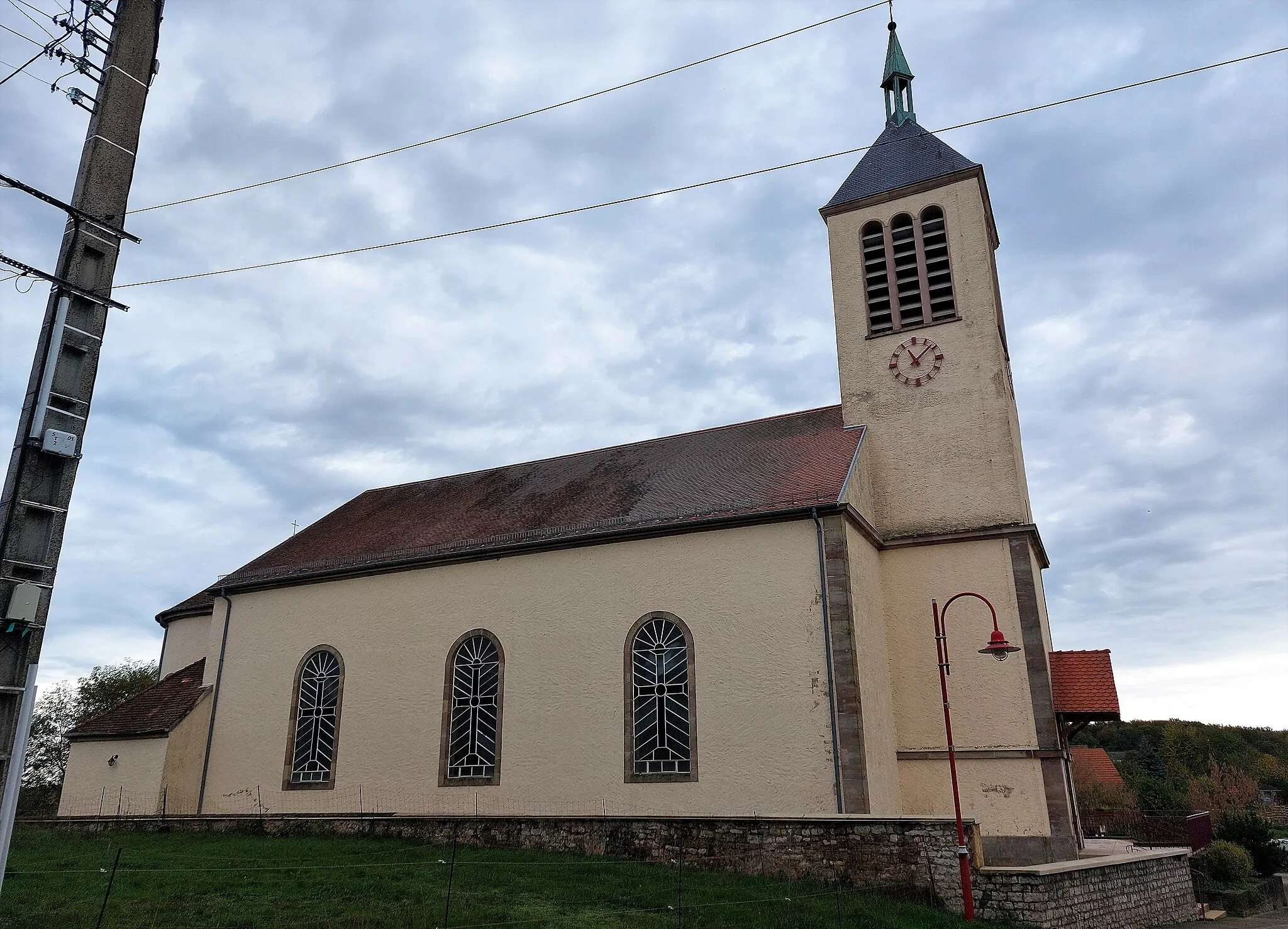 Photo showing: Église de l'Exaltation de la Sainte-Croix d'Ormersviller