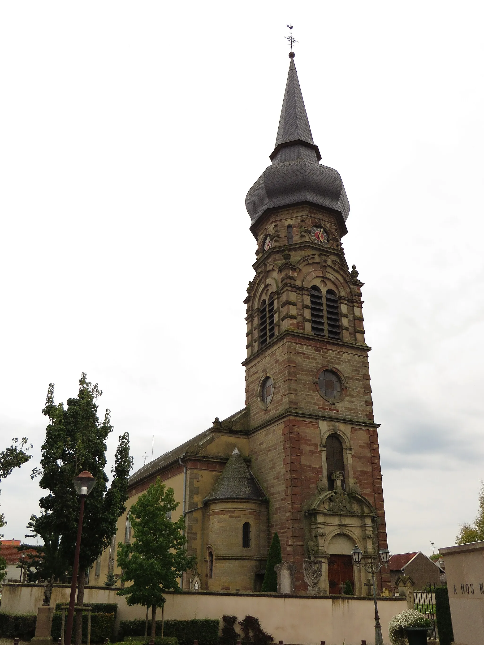 Photo showing: Saint Jean Rohrbach Église Saint-Jean-Baptiste
