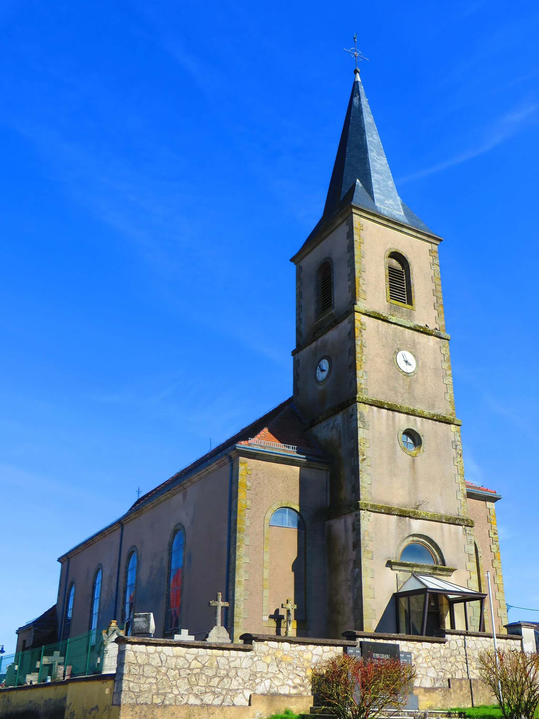 Photo showing: Vahl-Ebersing Église Saint-Jean-Baptiste