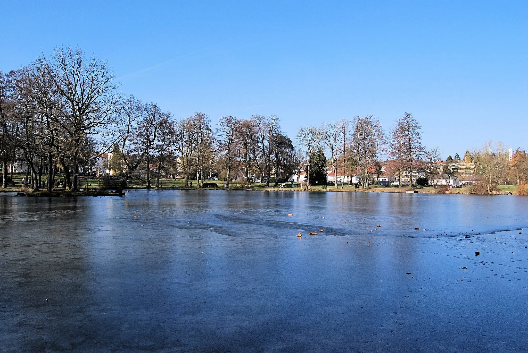 Photo showing: Weiher in 66539 Haus Furpach Stadtteil von Neunkirchen (Saarland, Deutschland), Fotograf: Elmar Ersch, 66299 Friedrichsthal, Saarland, Deutschland