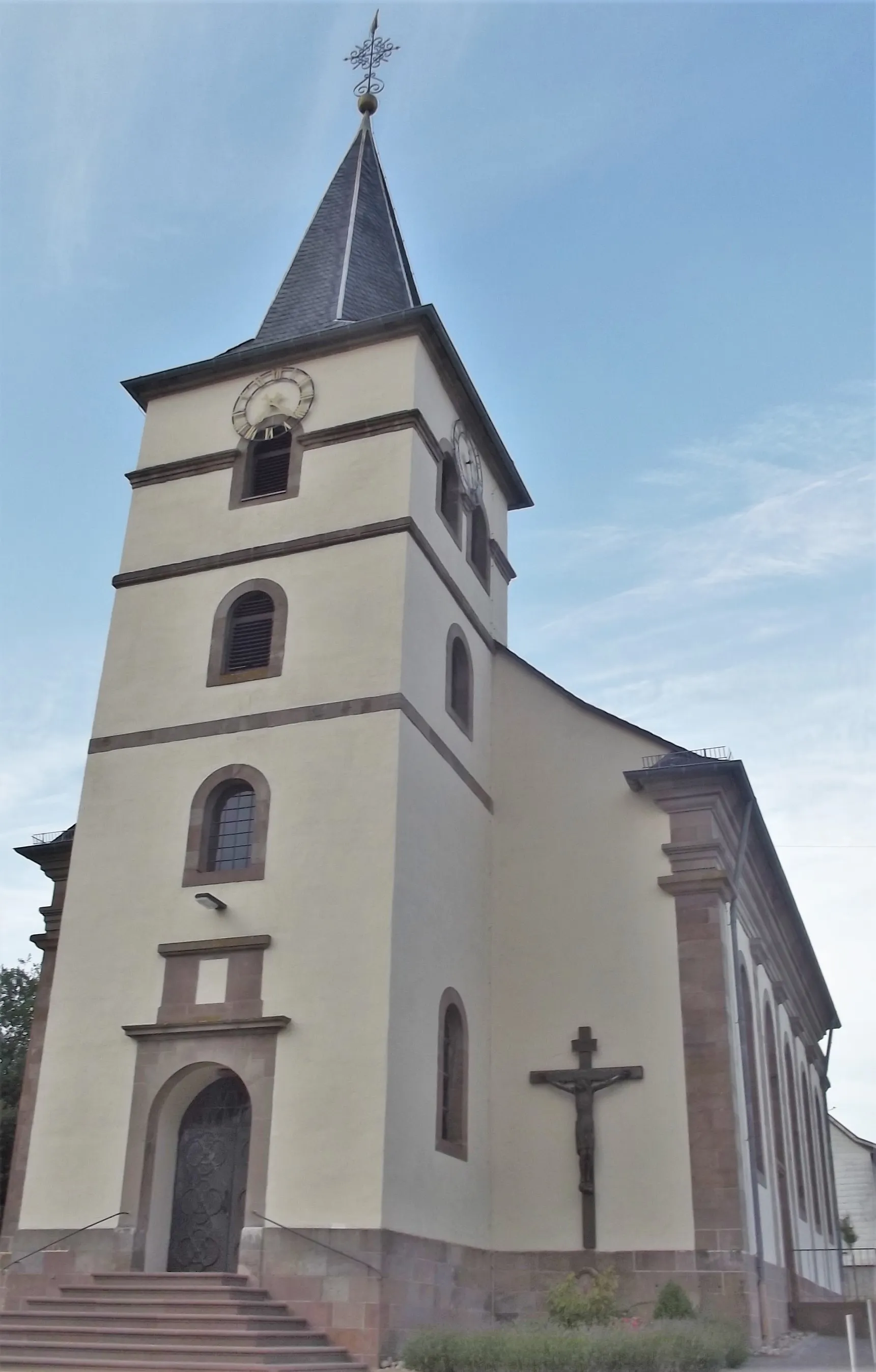 Photo showing: Exterior of the roman catholic church in Furschweiler, Saarland