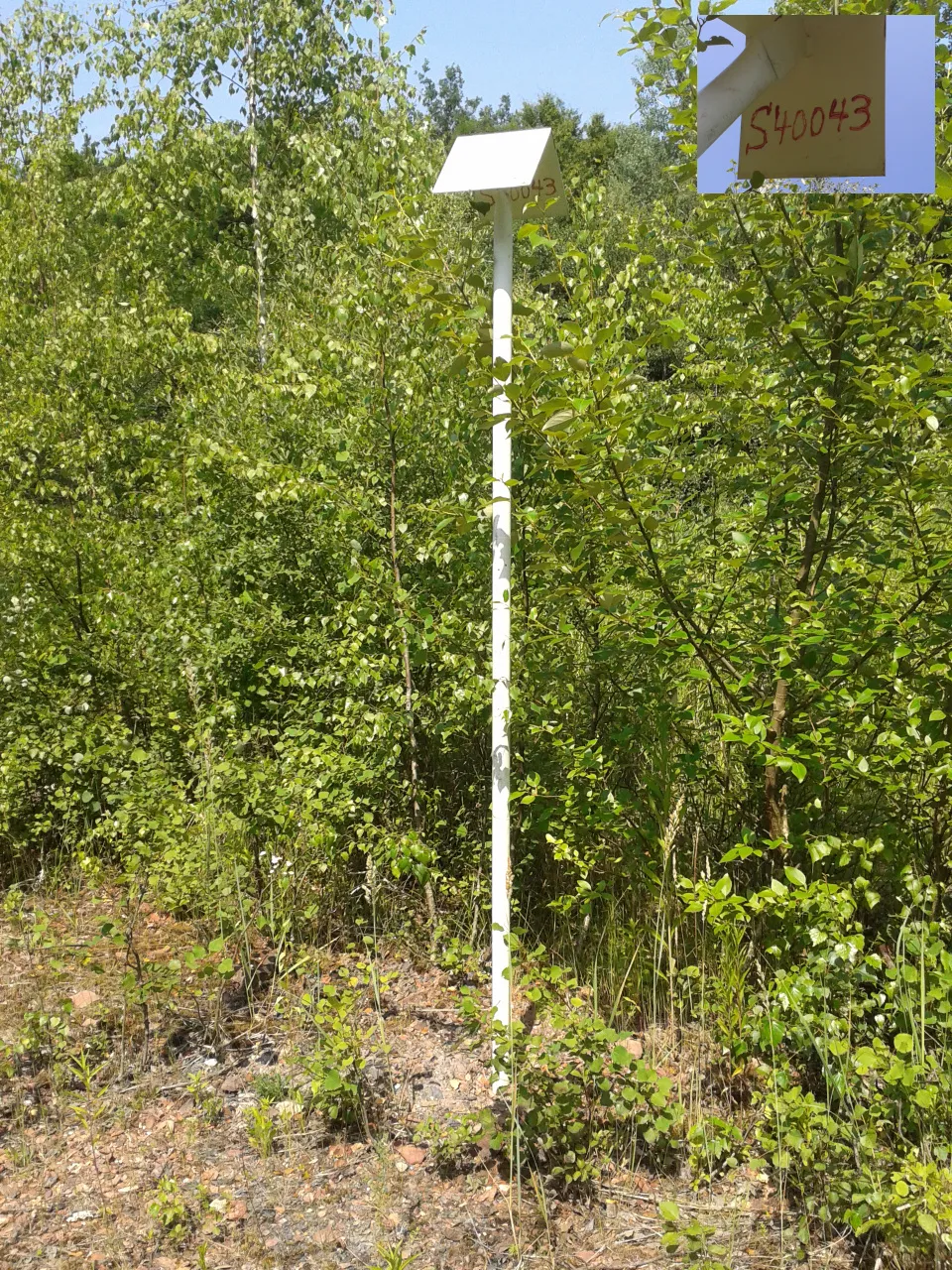 Photo showing: Schachtmarker beim Netzbachschacht.