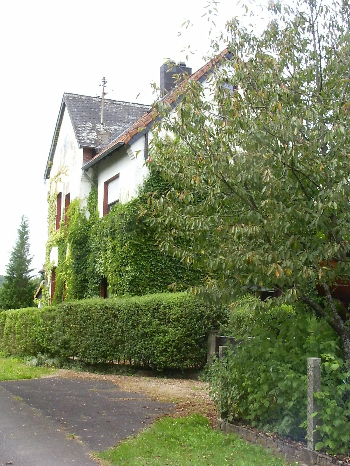 Photo showing: Bierfeld train station, streetside