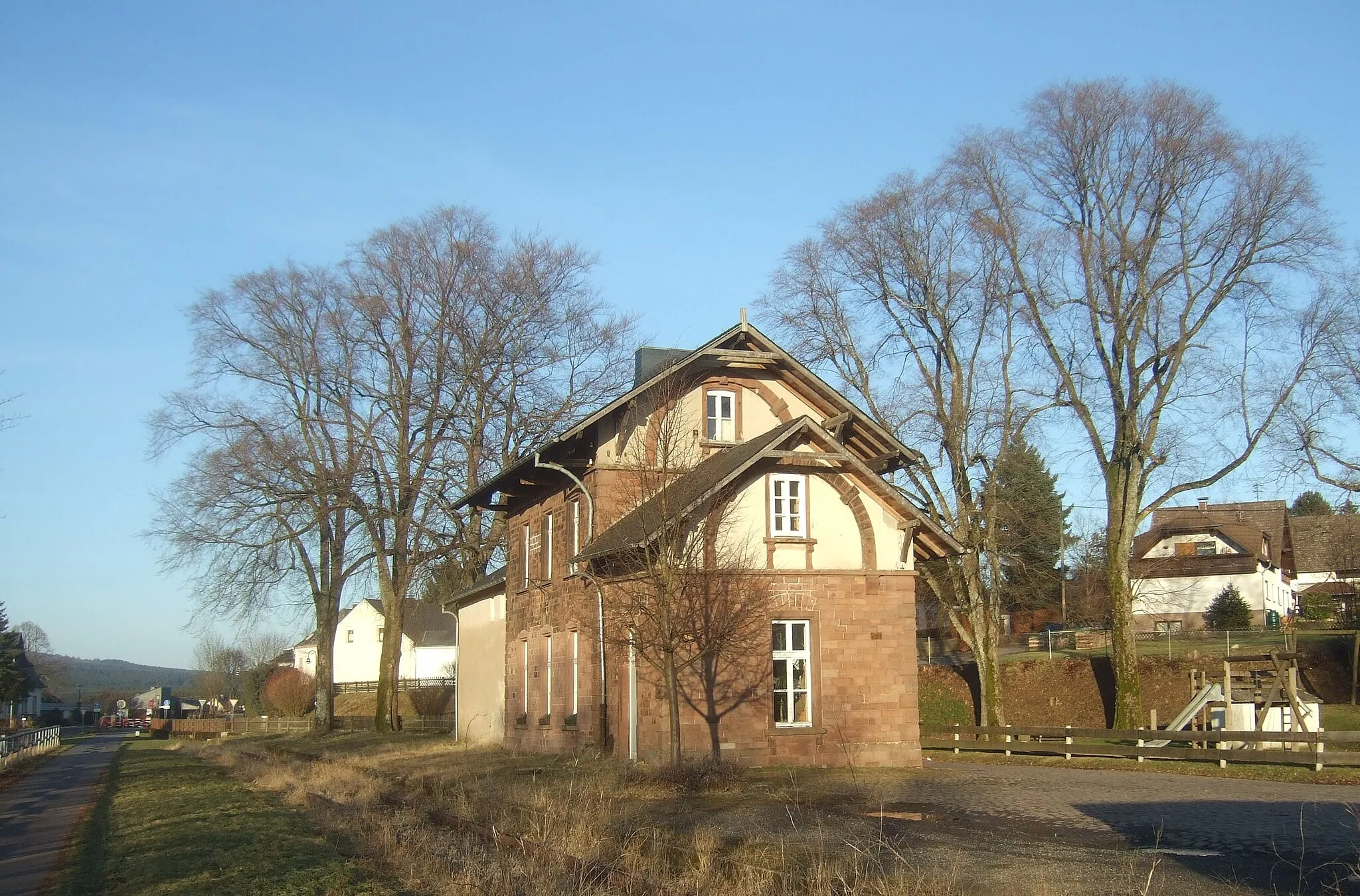 Photo showing: Alter Bahnhof in Kell am See