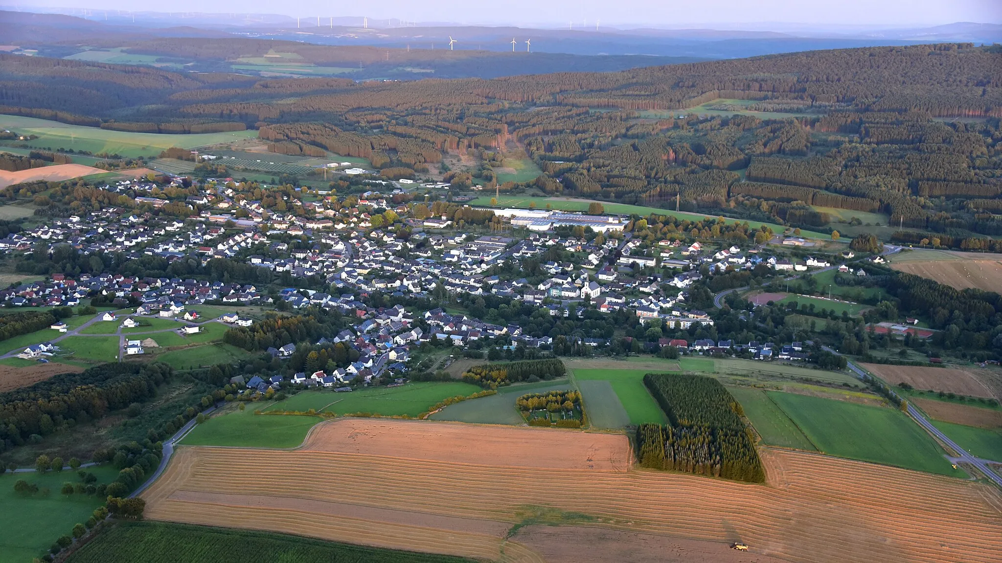 Photo showing: Kell am See, Luftaufnahme (2016)