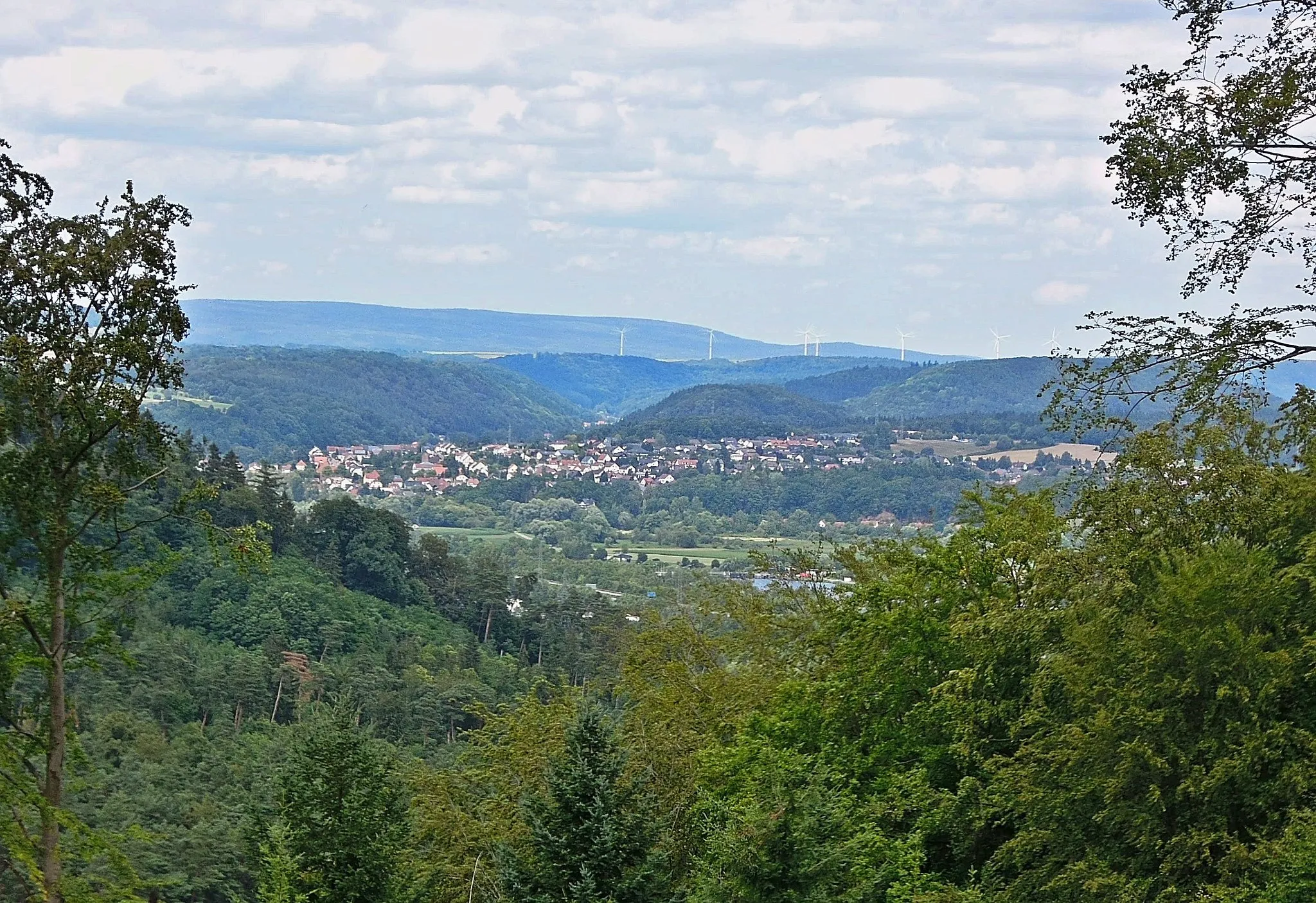 Photo showing: Blicke auf Beckingen vom Oberlimberg