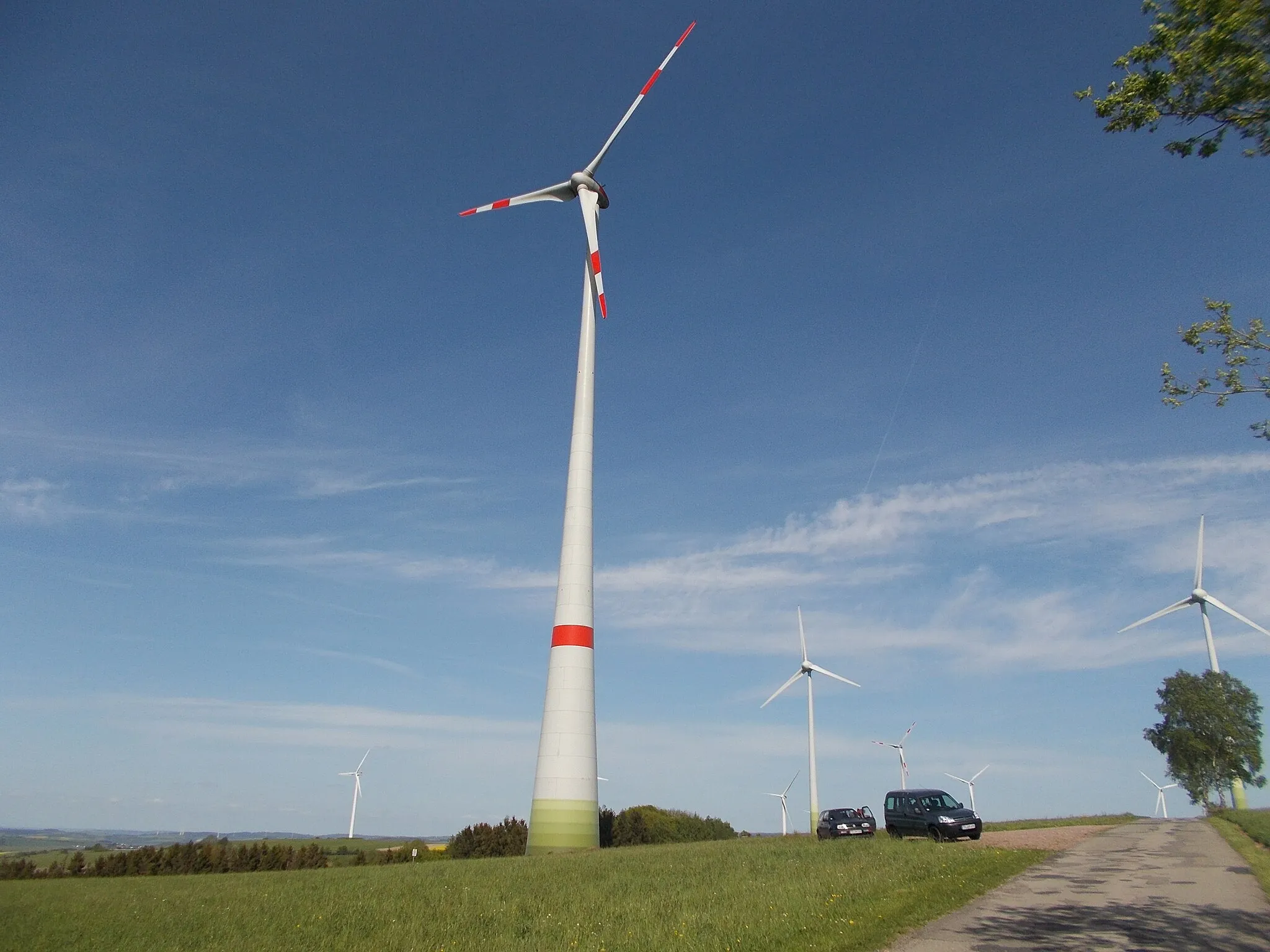 Photo showing: Windpark auf dem Dreikopf im Hunsrück