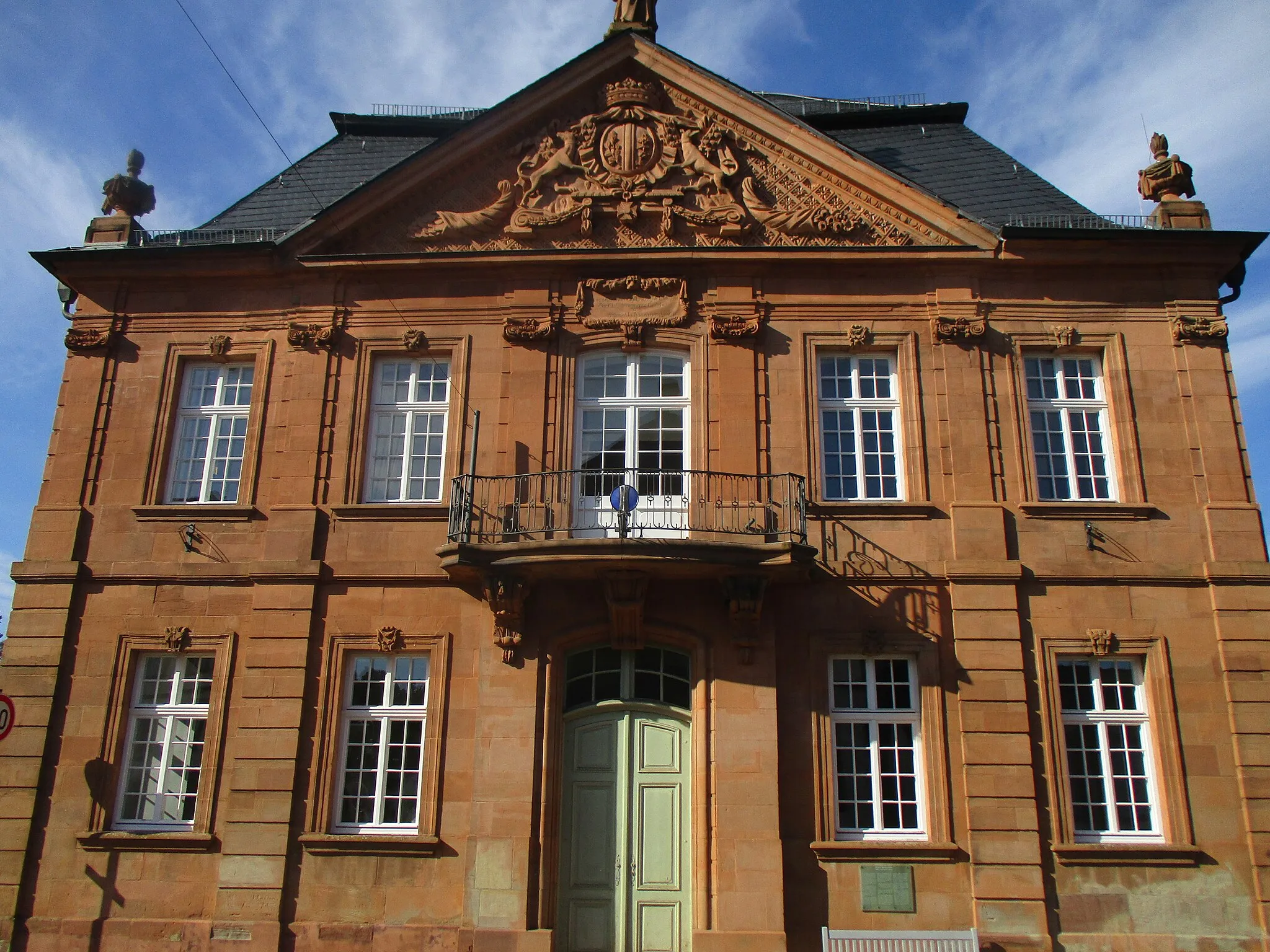 Photo showing: Rathaus Blieskastel, erbaut 1773-1775 als Oberamtshaus