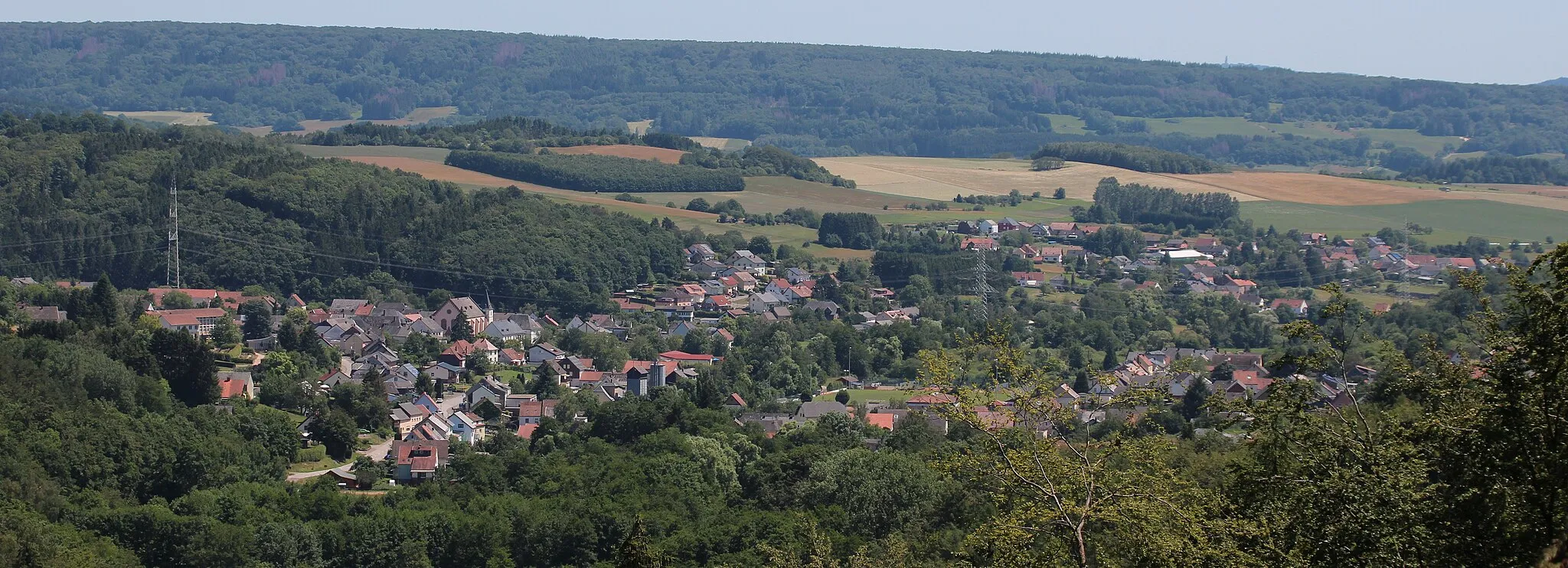 Photo showing: Blick nach Wadern-Wadrill (2020)