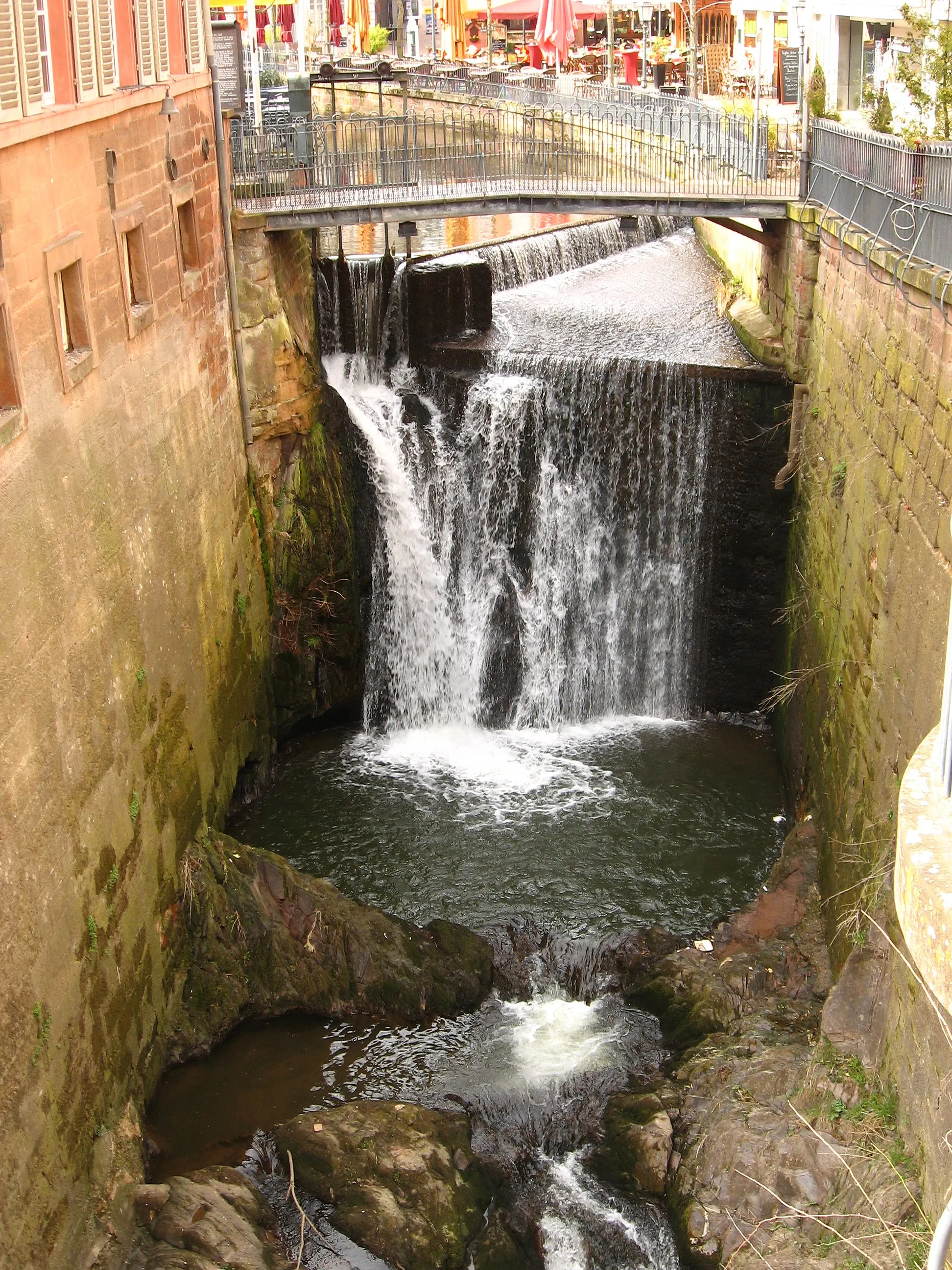 Photo showing: Waterfall in Saarburg