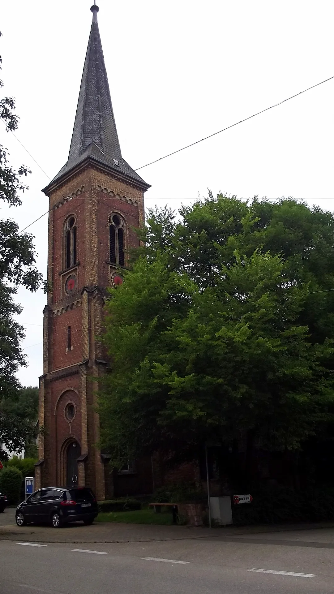 Photo showing: Exterior of the protestant church in Altenwald, Saarland, Germany