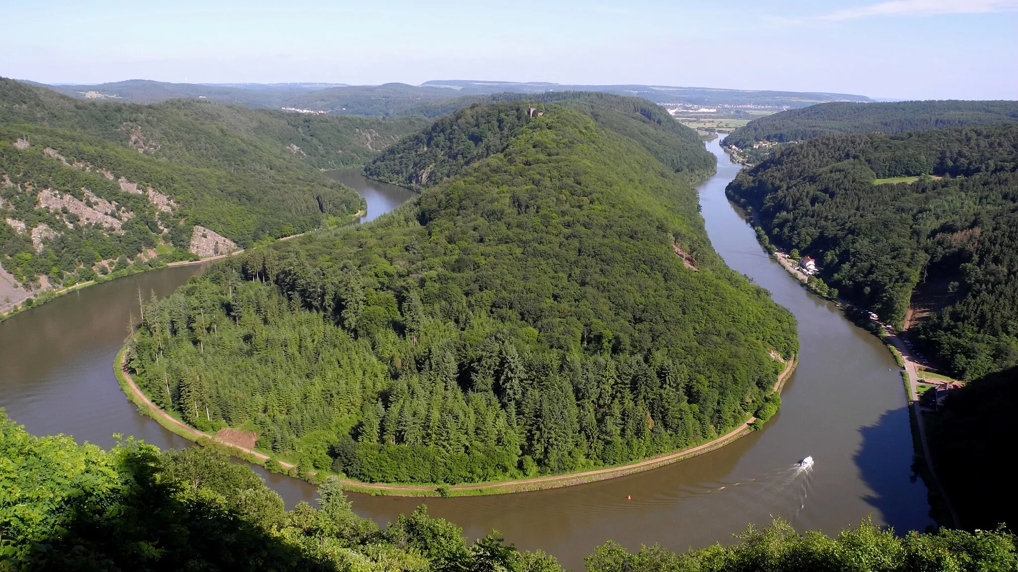 Photo showing: Mettlach - Saarschleife an der Cloef