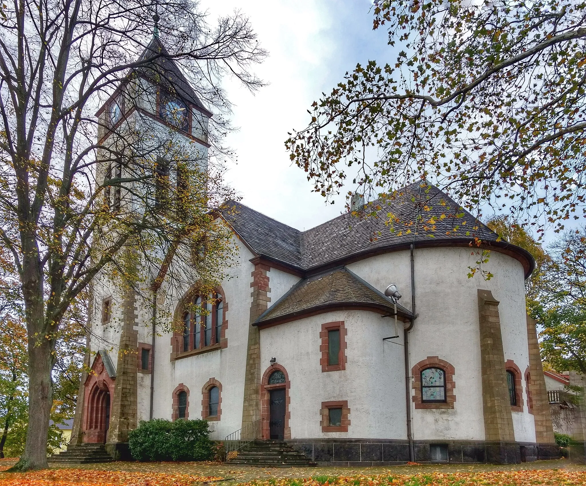 Photo showing: Evangelische Kirche Bous