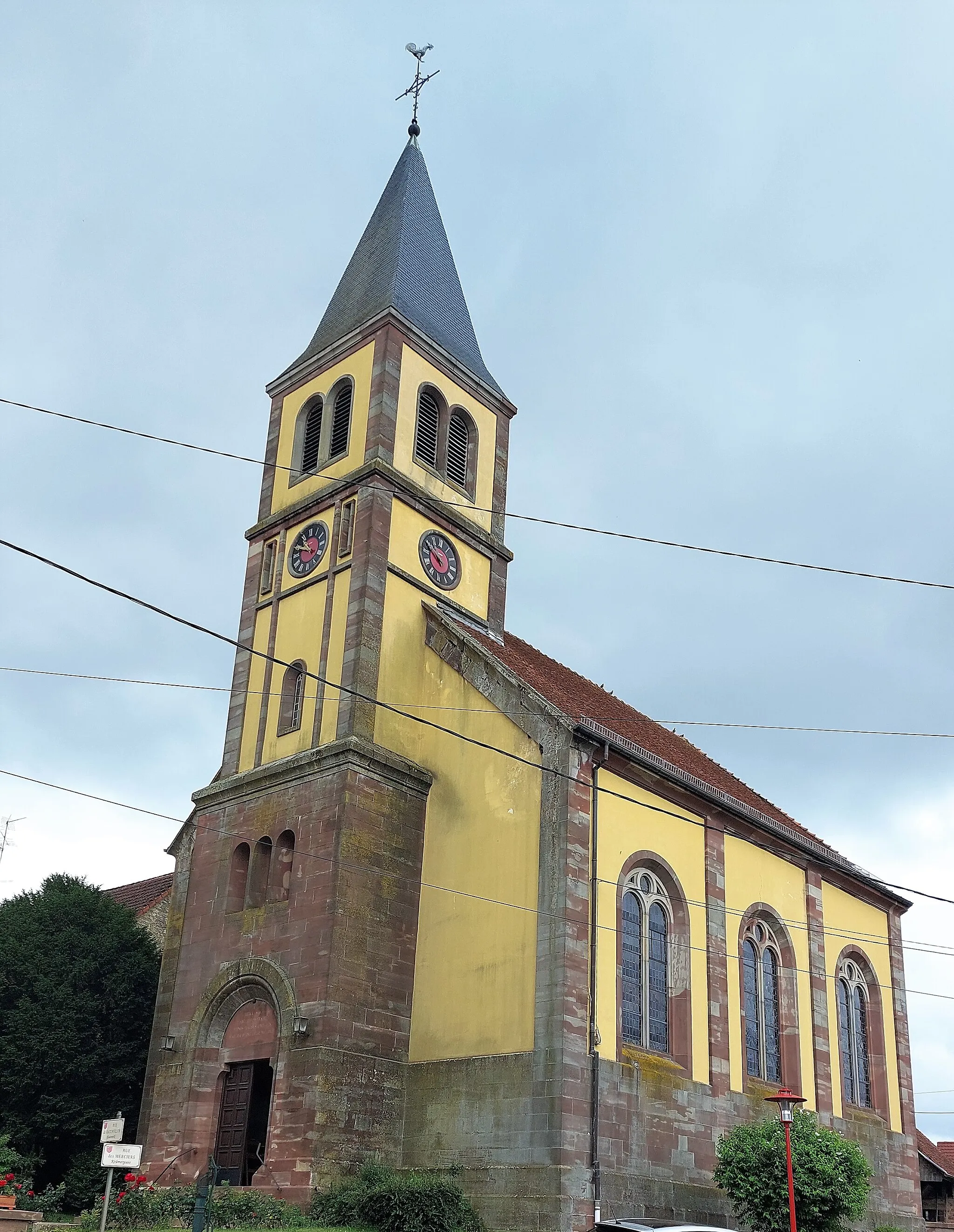 Photo showing: Eglise protestante de Butten