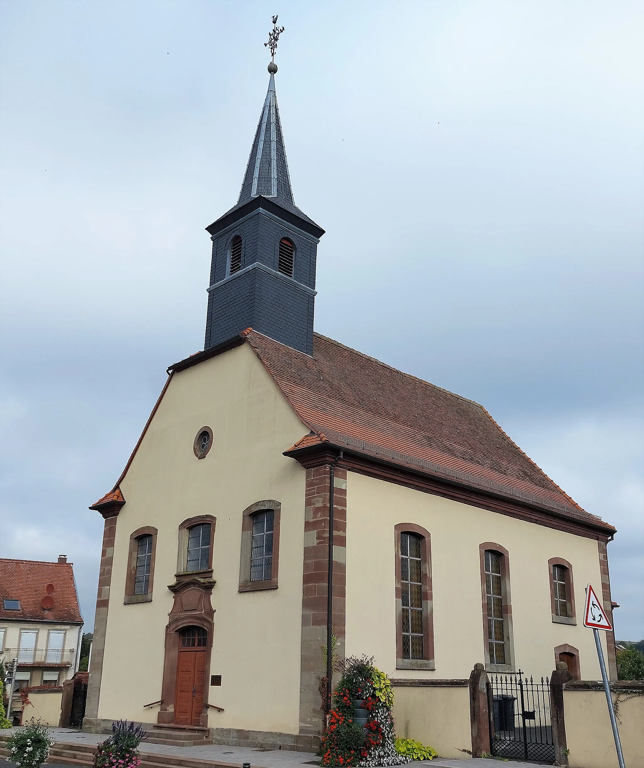 Photo showing: Eglise protestante d'Oermingen