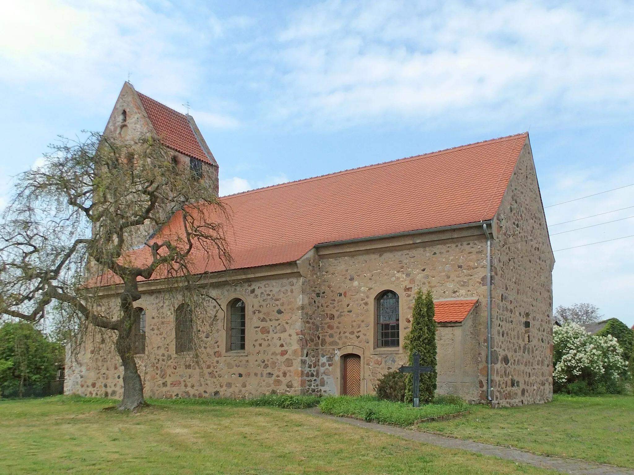 Photo showing: Ev. Kirche in Schwiesau (Sachsen-Anhalt)