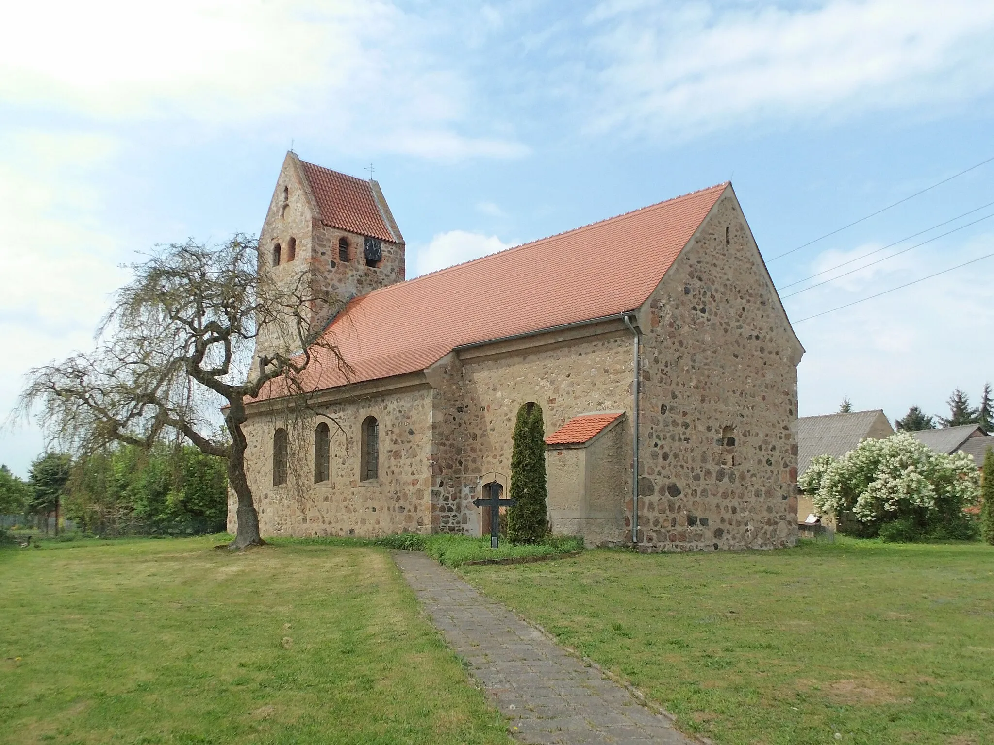 Photo showing: Ev. Kirche in Schwiesau (Sachsen-Anhalt)