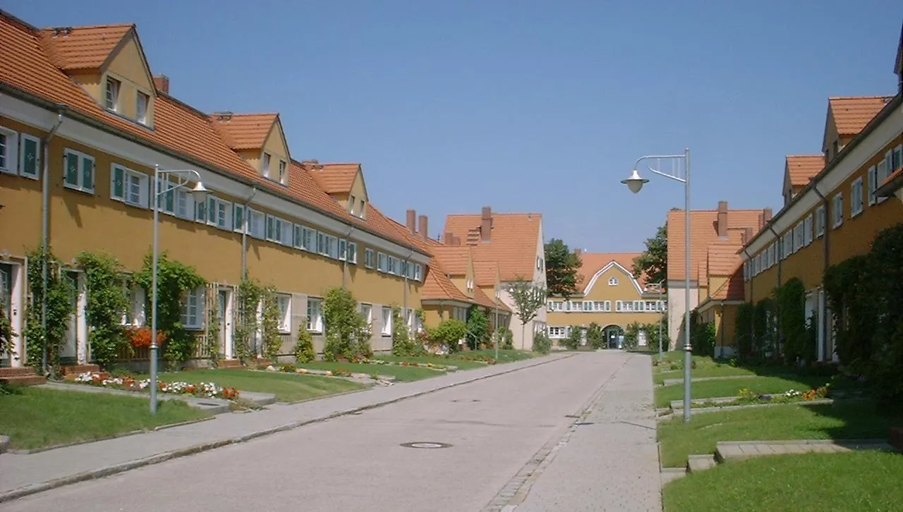 Photo showing: Workers' village Piesteritz in Wittenberg in Saxony-Anhalt, Germany